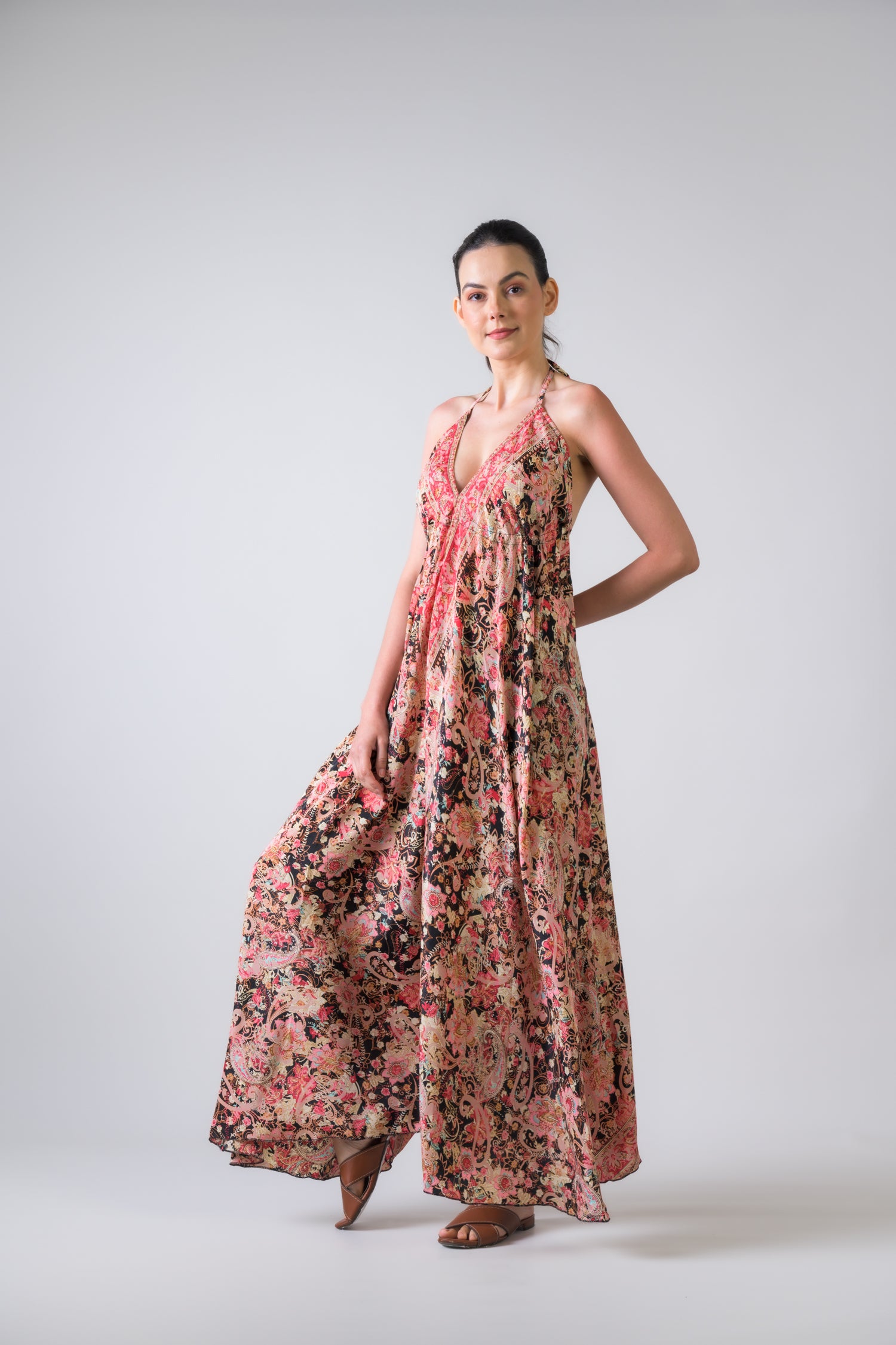 Rhea Wide Leg Printed Jumpsuit Assorted / One Size