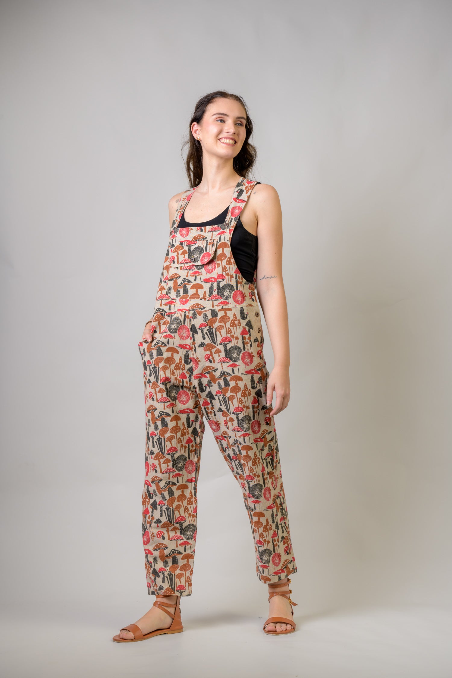 Rhea Mushroom Spots Jumper Black / Small