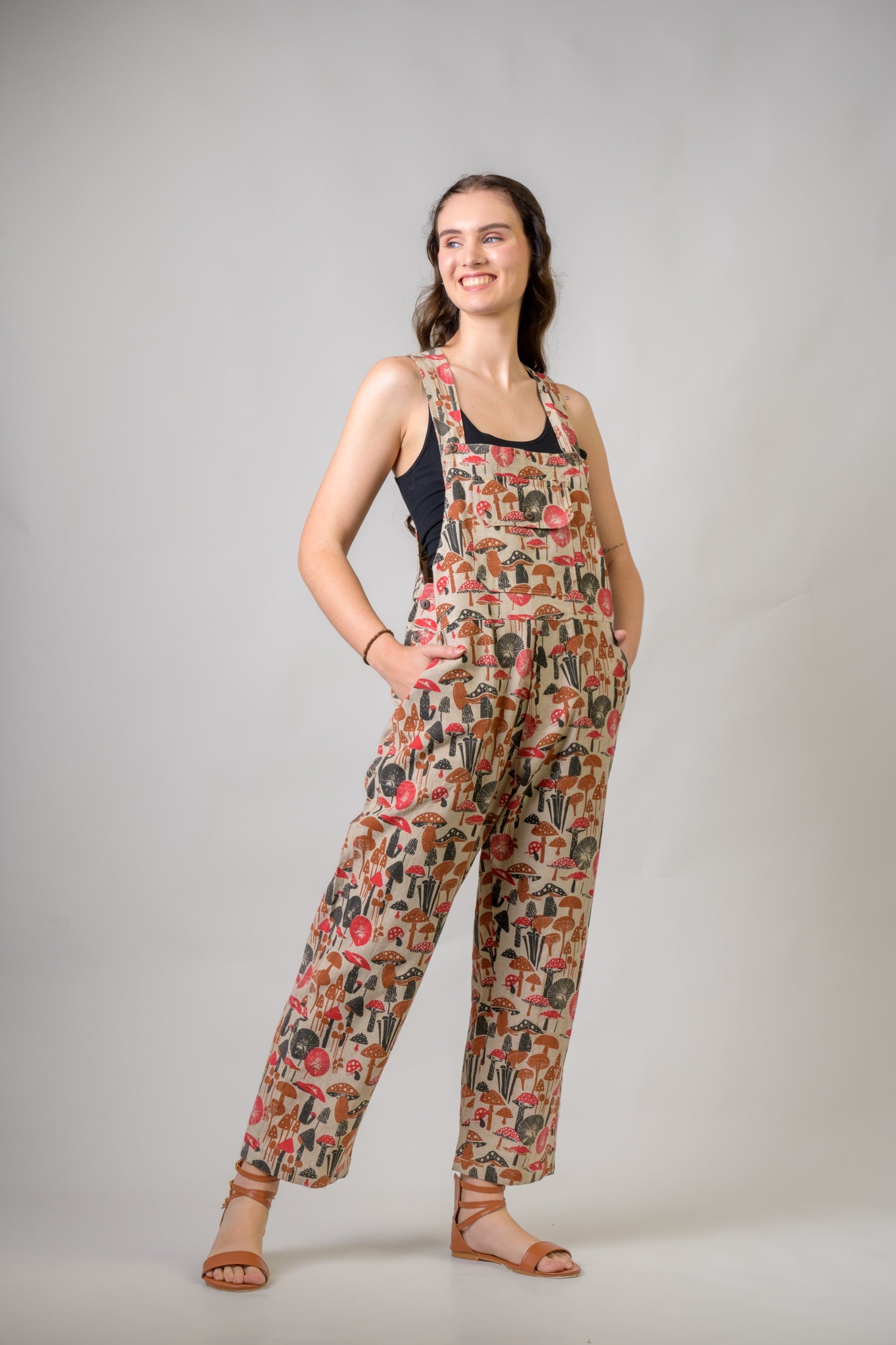 Rhea Mushroom Spots Jumper Black / Small