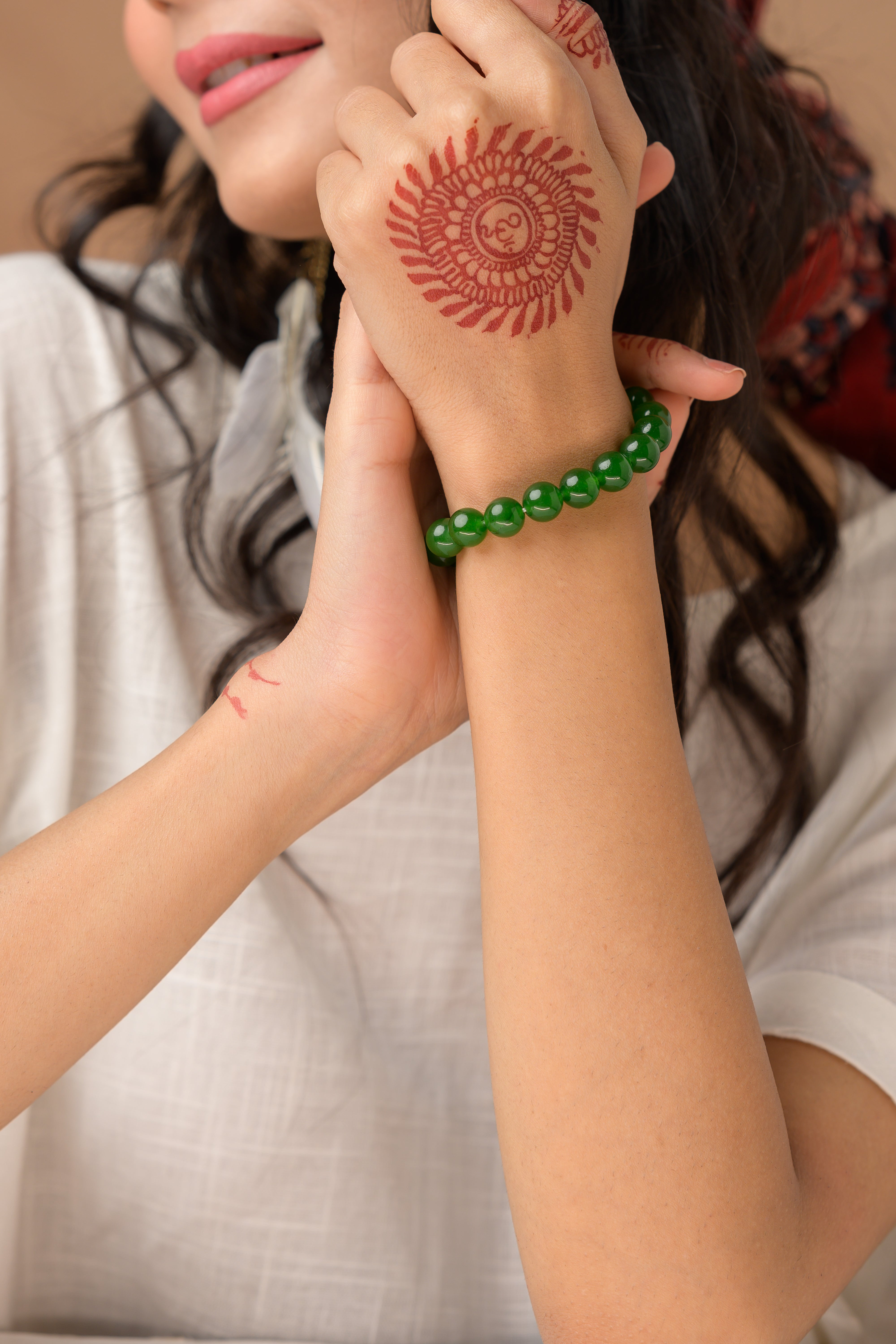 Jade Bead Bracelet