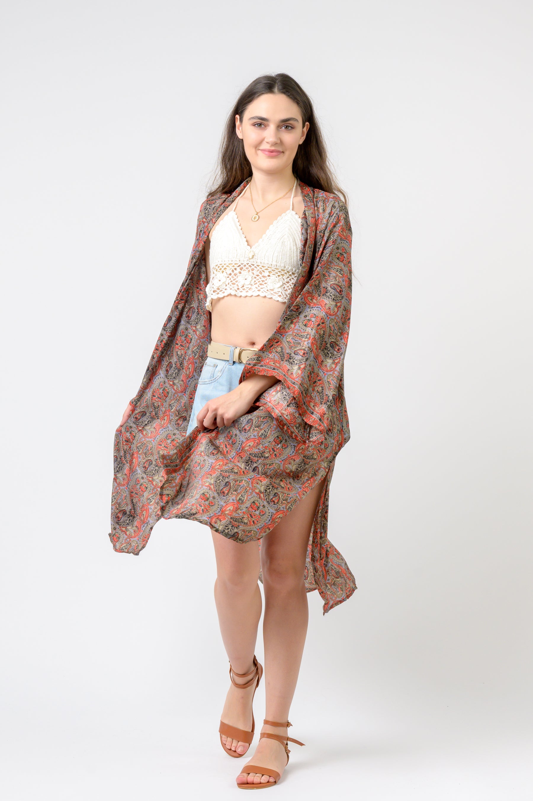 Rhea Night Style Kimono (Assorted)