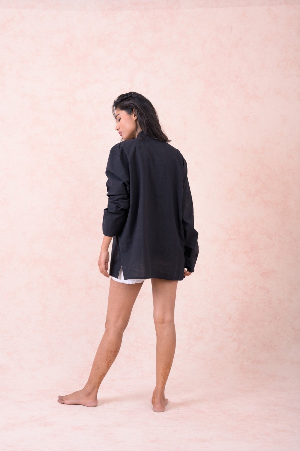 Rhea Buttons & Pocket Top