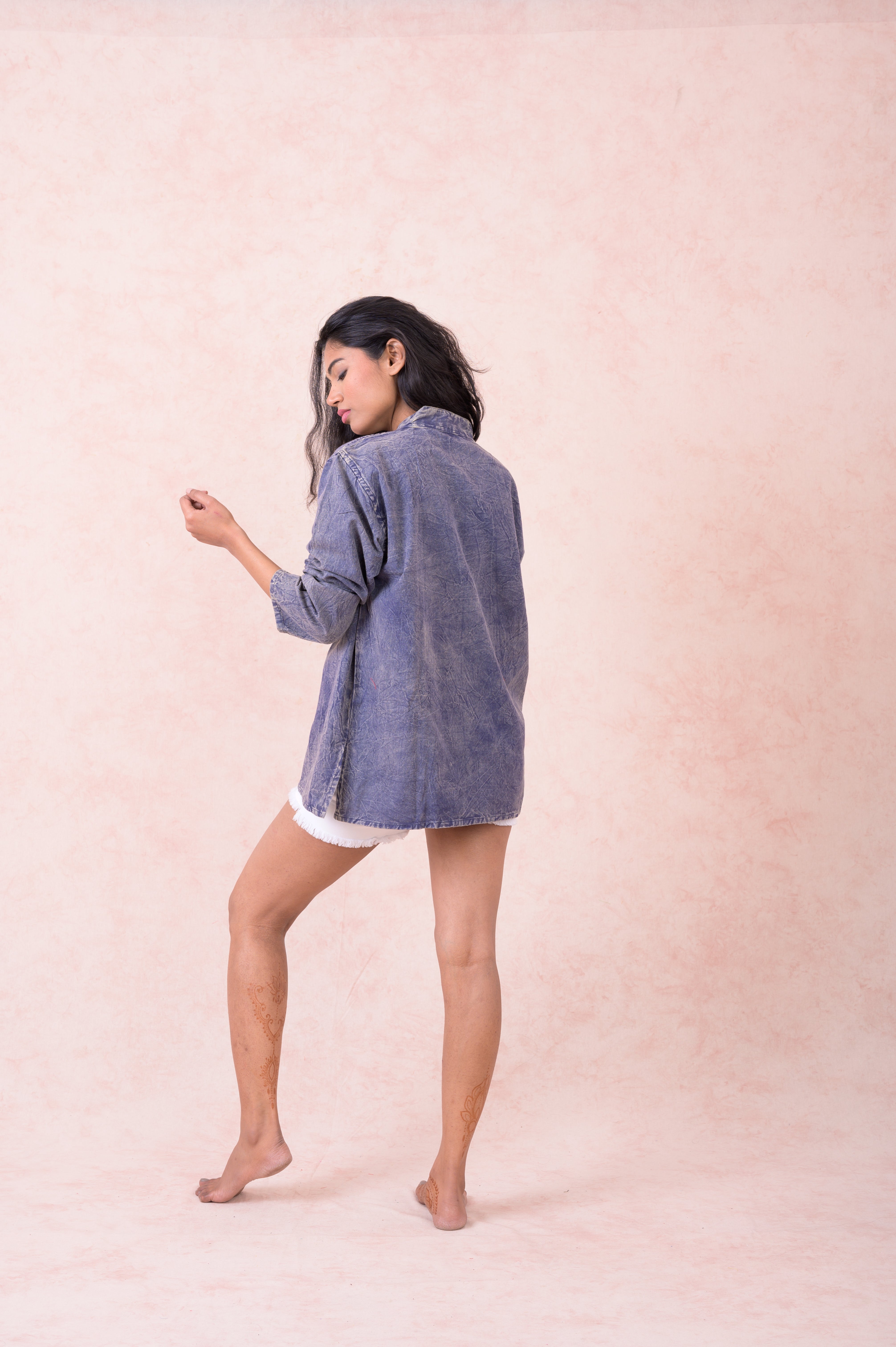 Rhea Solid Long Sleeve Top Black / Small