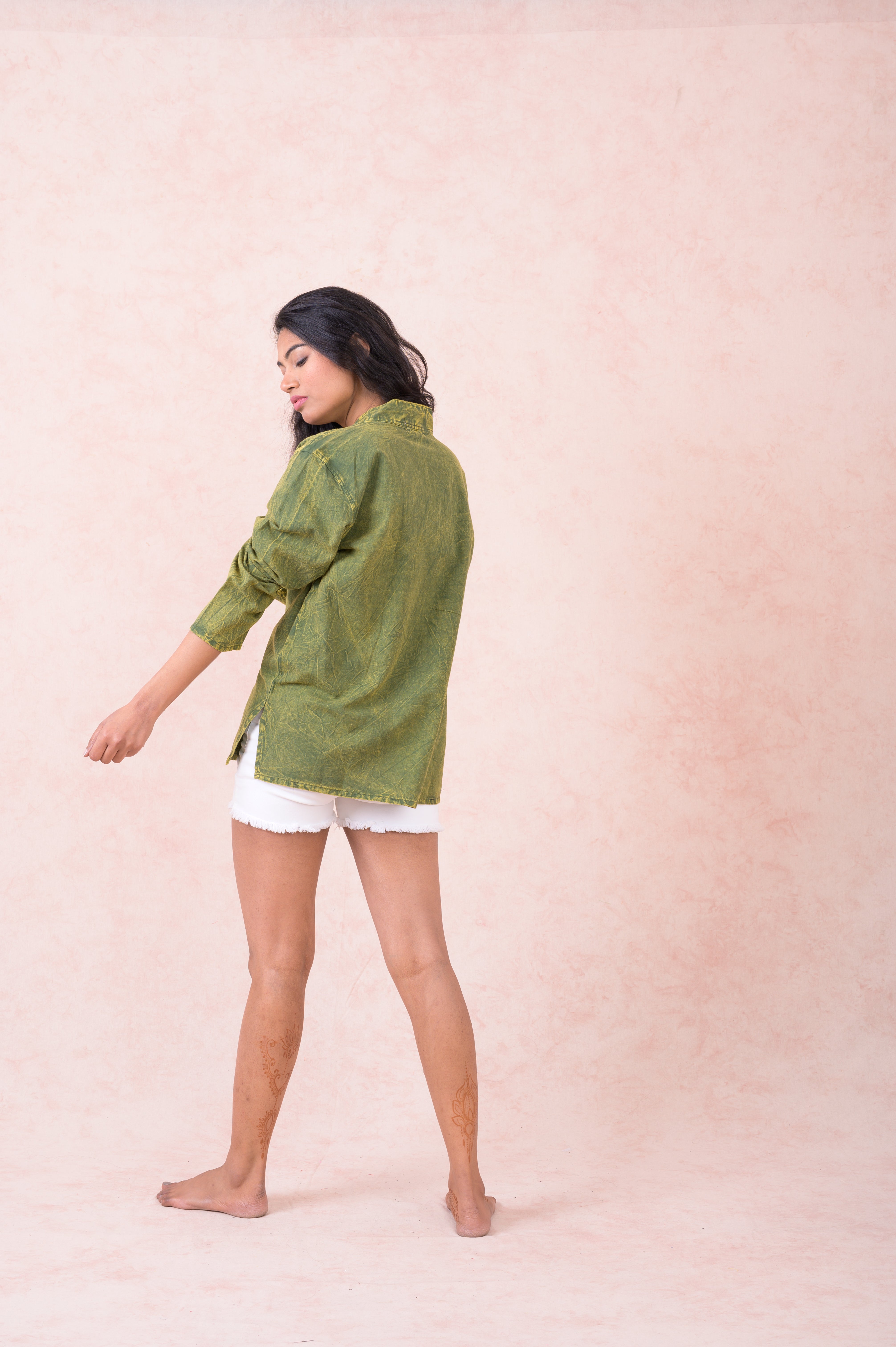 Rhea Solid Long Sleeve Top Black / Small