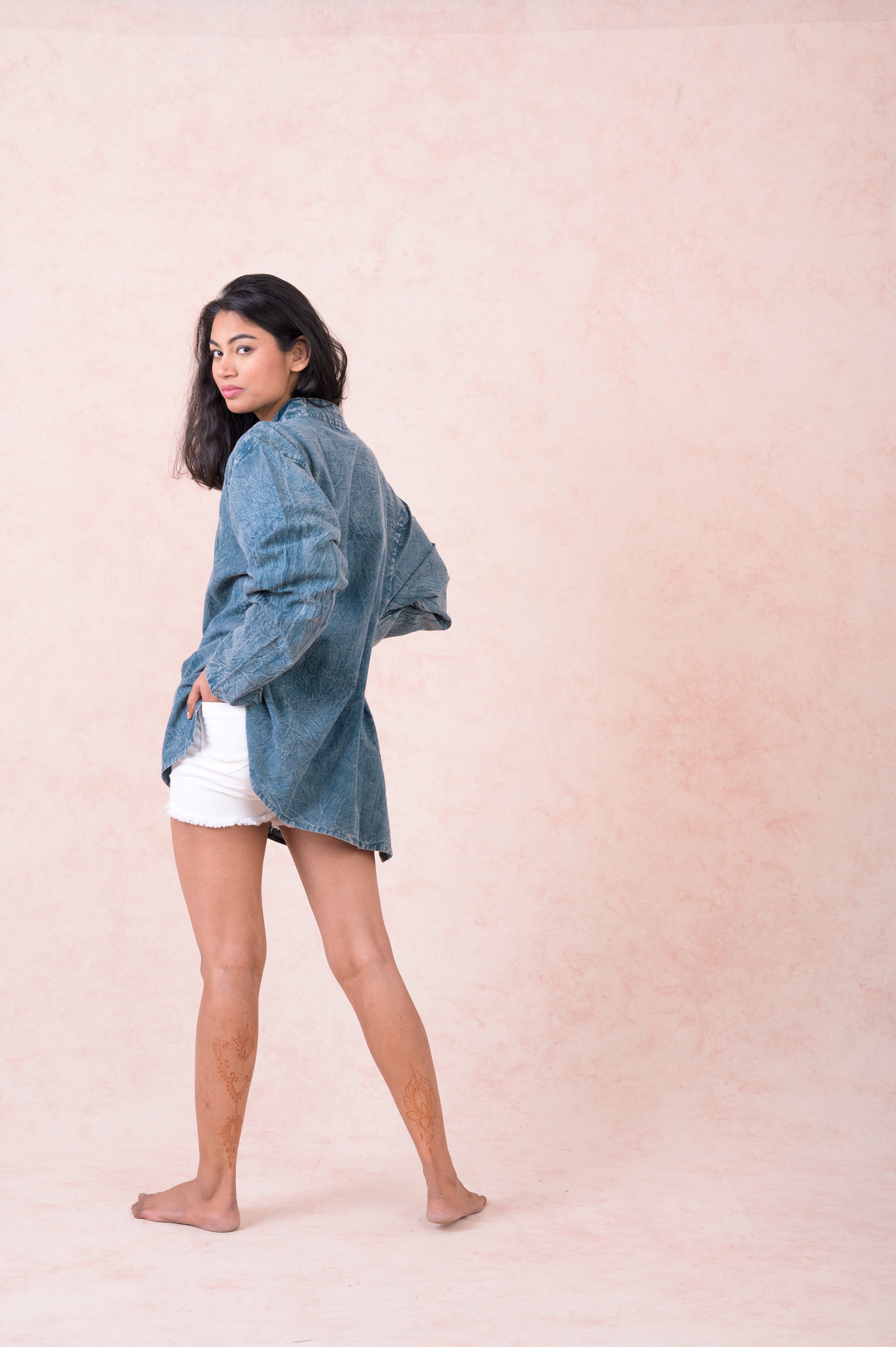 Rhea Solid Long Sleeve Top Black / Small