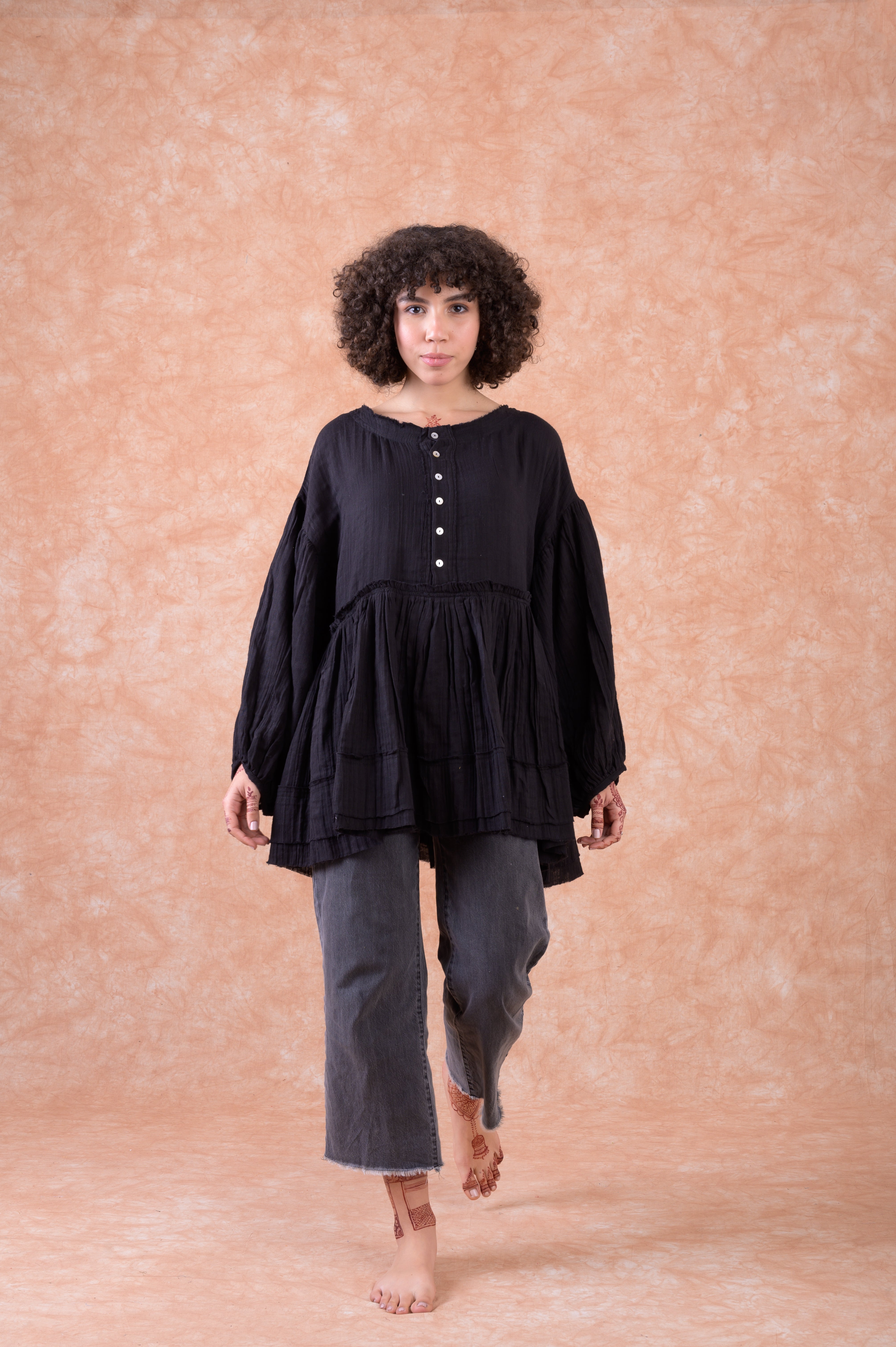 Rhea Olivia Top Black / S/M