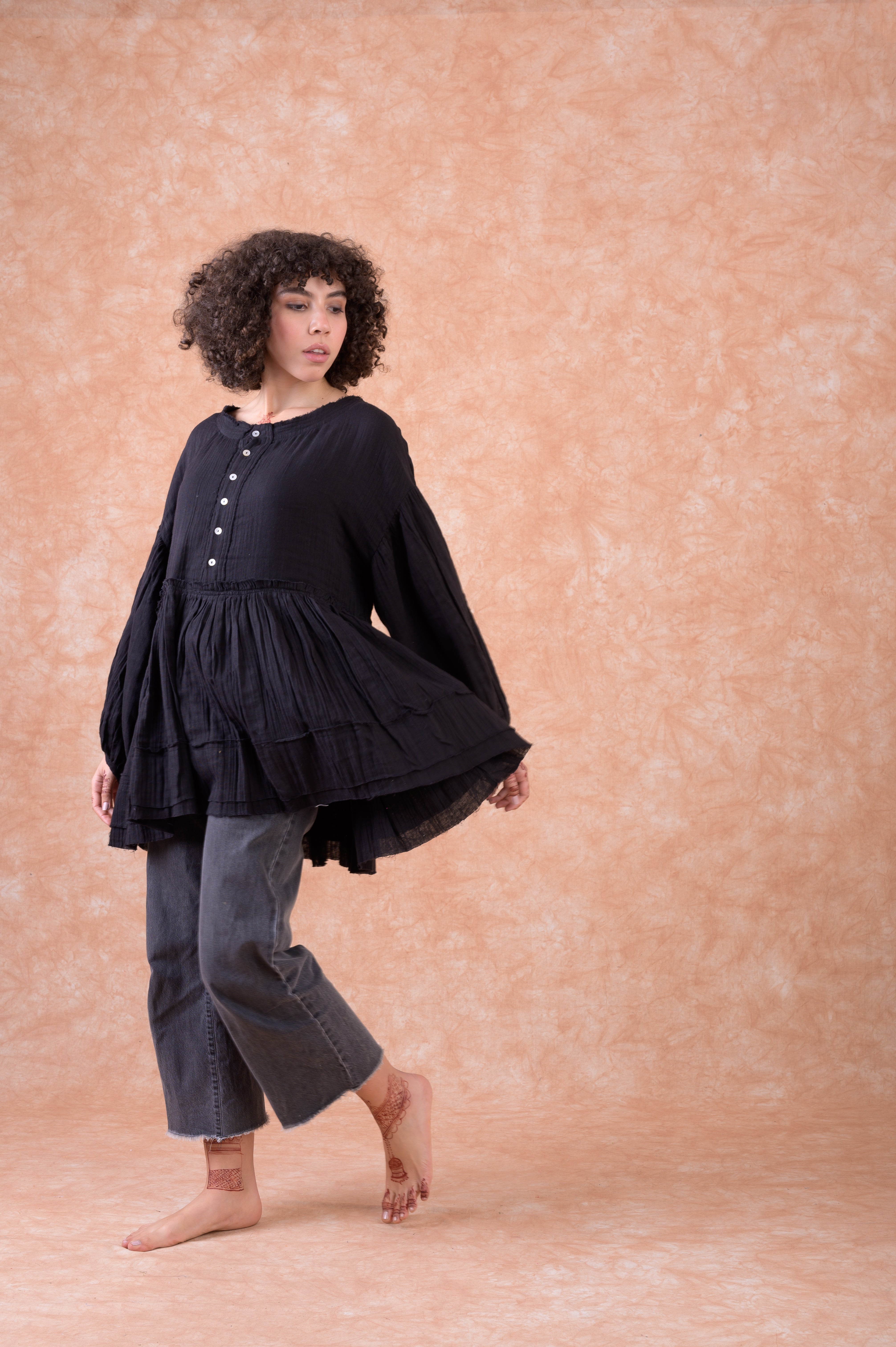 Rhea Olivia Top Black / S/M
