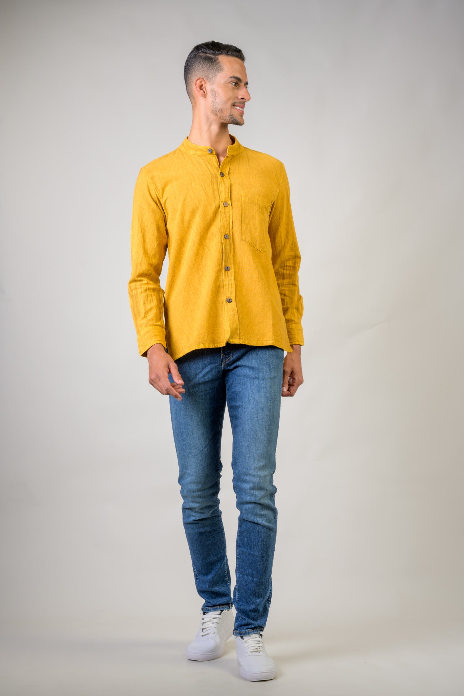 Rhea Cotton Button-Down Shirt