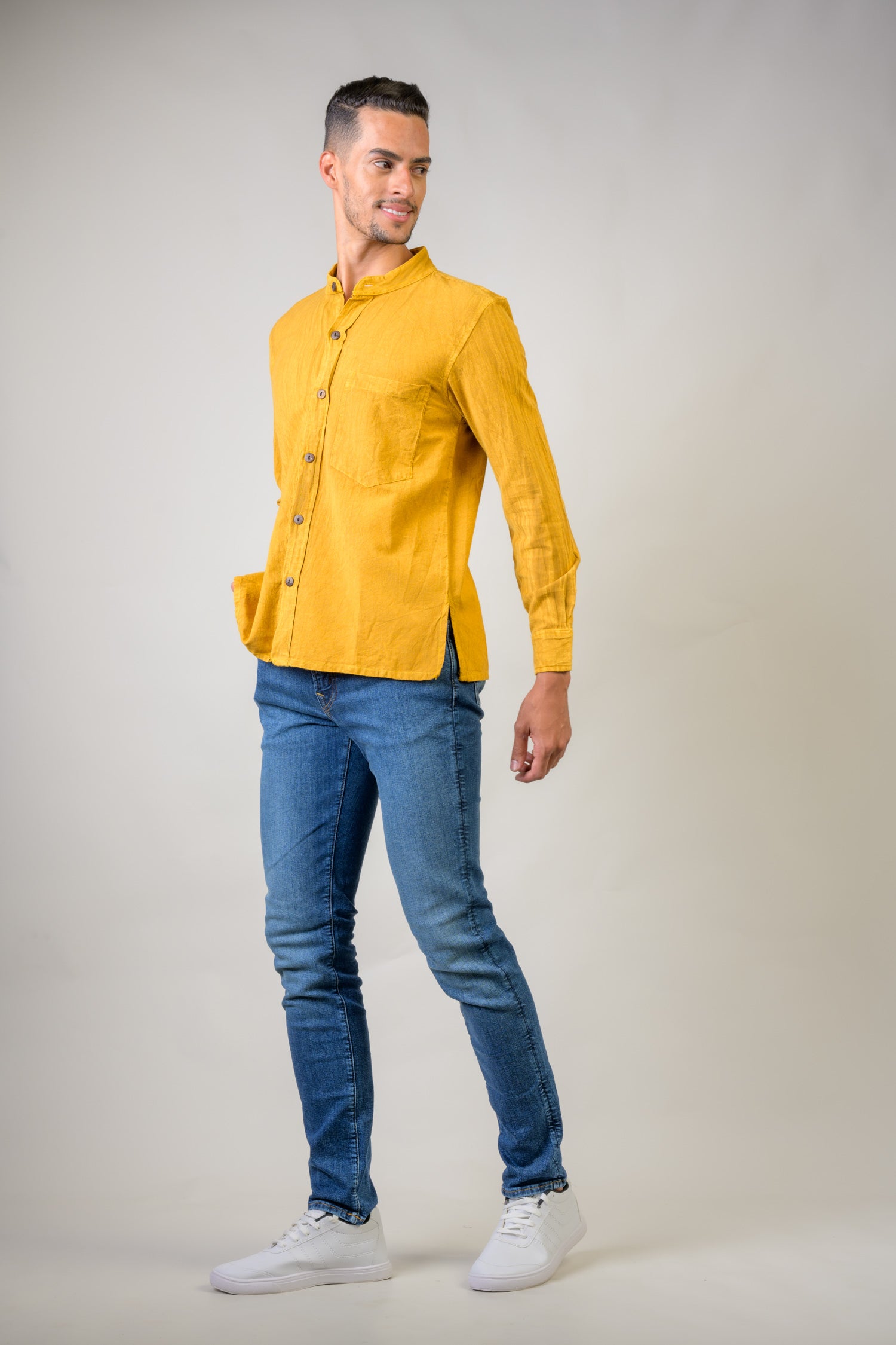 Rhea Cotton Button-Down Shirt