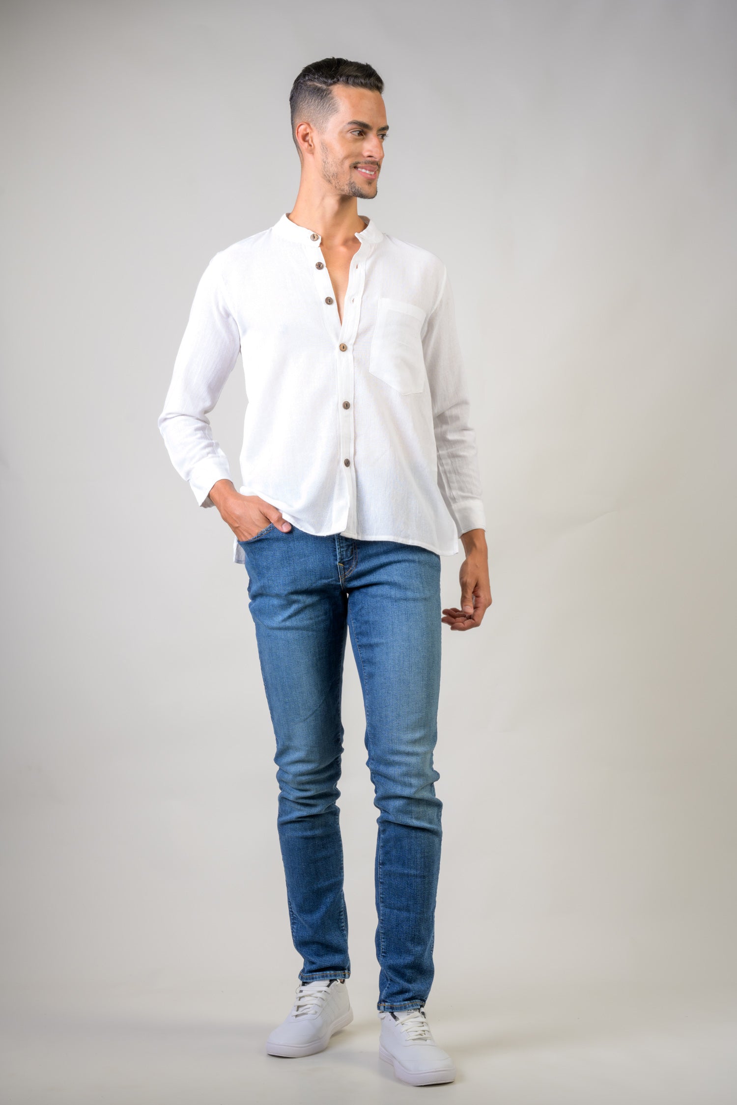 Rhea Cotton Button-Down Shirt