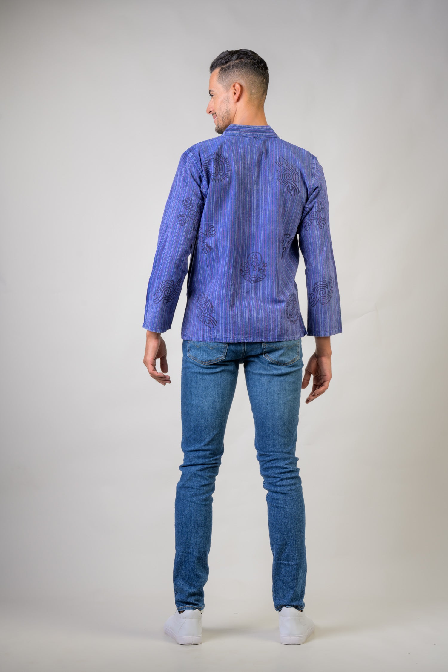 Rhea Cotton Wass Shirt Blue / 2XLarge