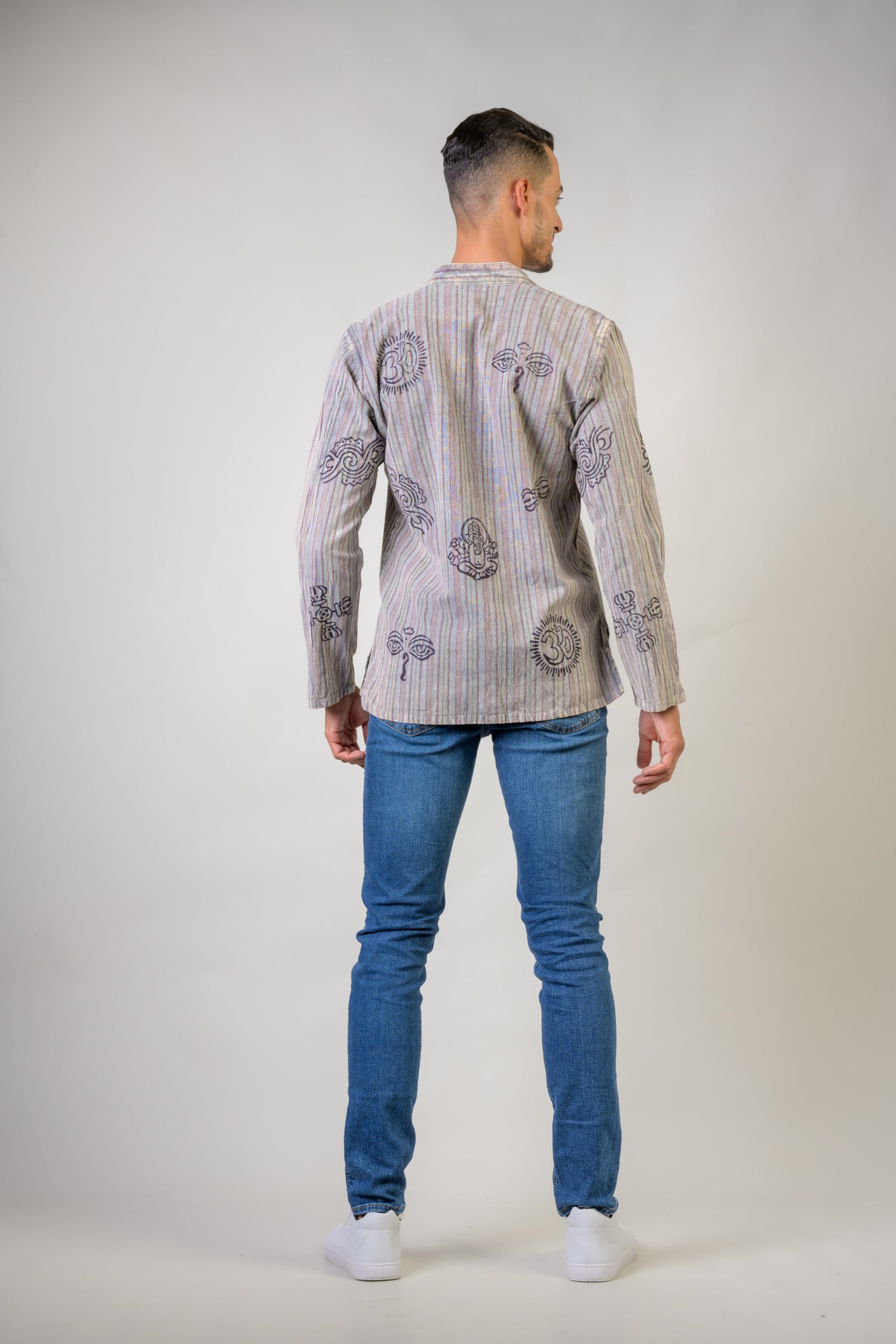 Rhea Cotton Wass Shirt Blue / 2XLarge