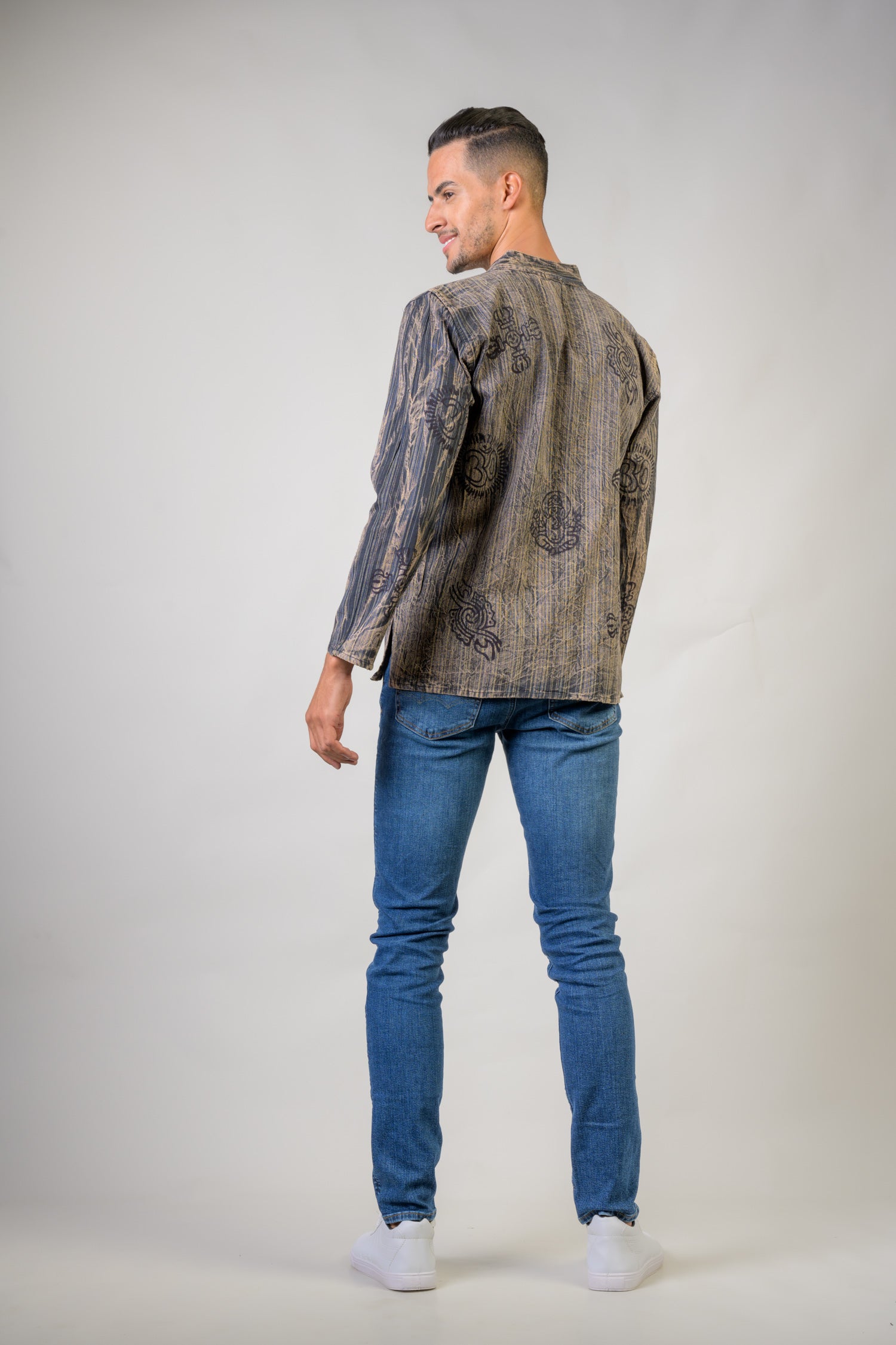 Rhea Cotton Wass Shirt Blue / 2XLarge