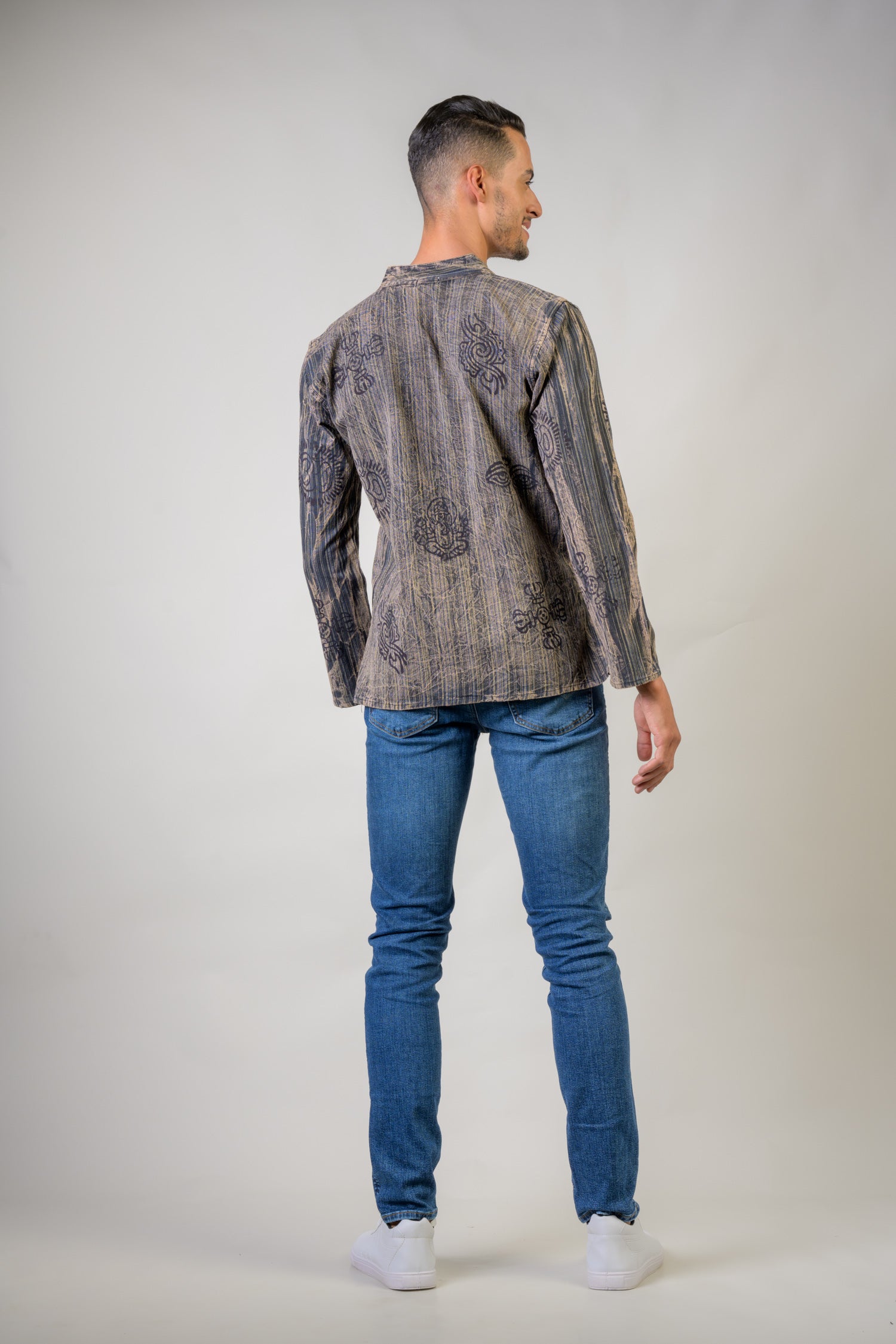 Rhea Cotton Wass Shirt Blue / 2XLarge