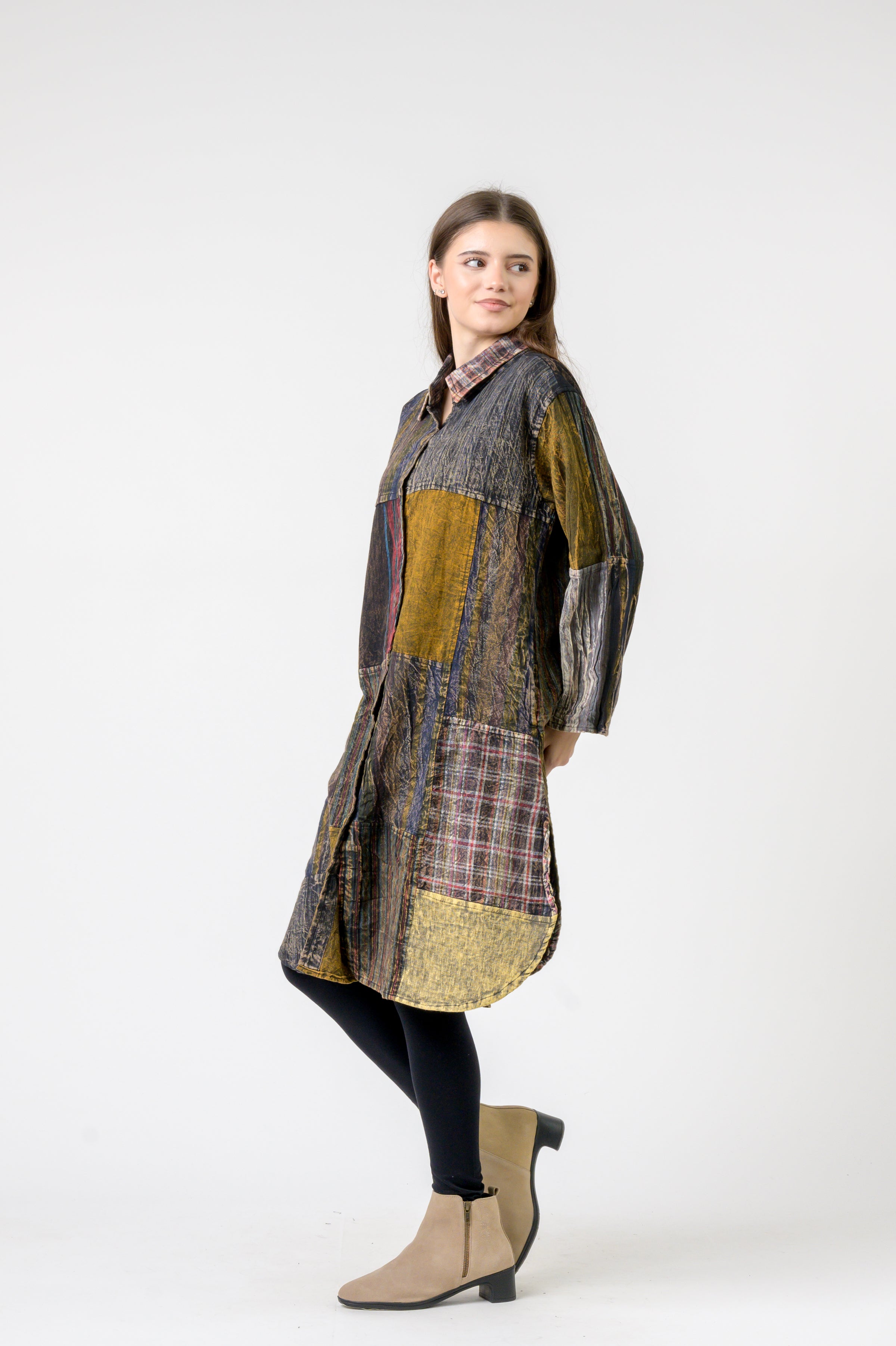 Rhea Collared Cotton Full Sleeve Casual Wear