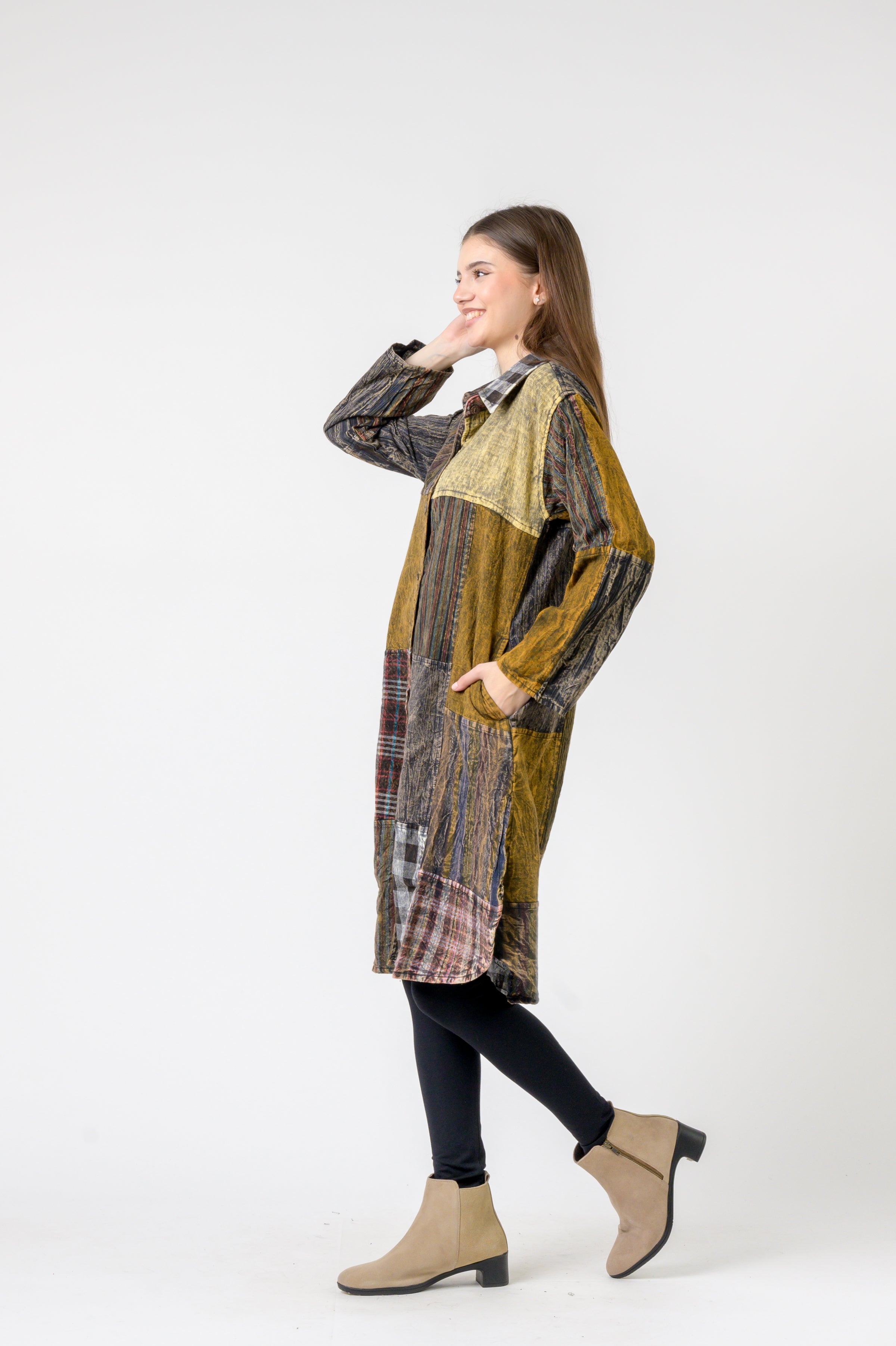 Rhea Collared Cotton Full Sleeve Casual Wear