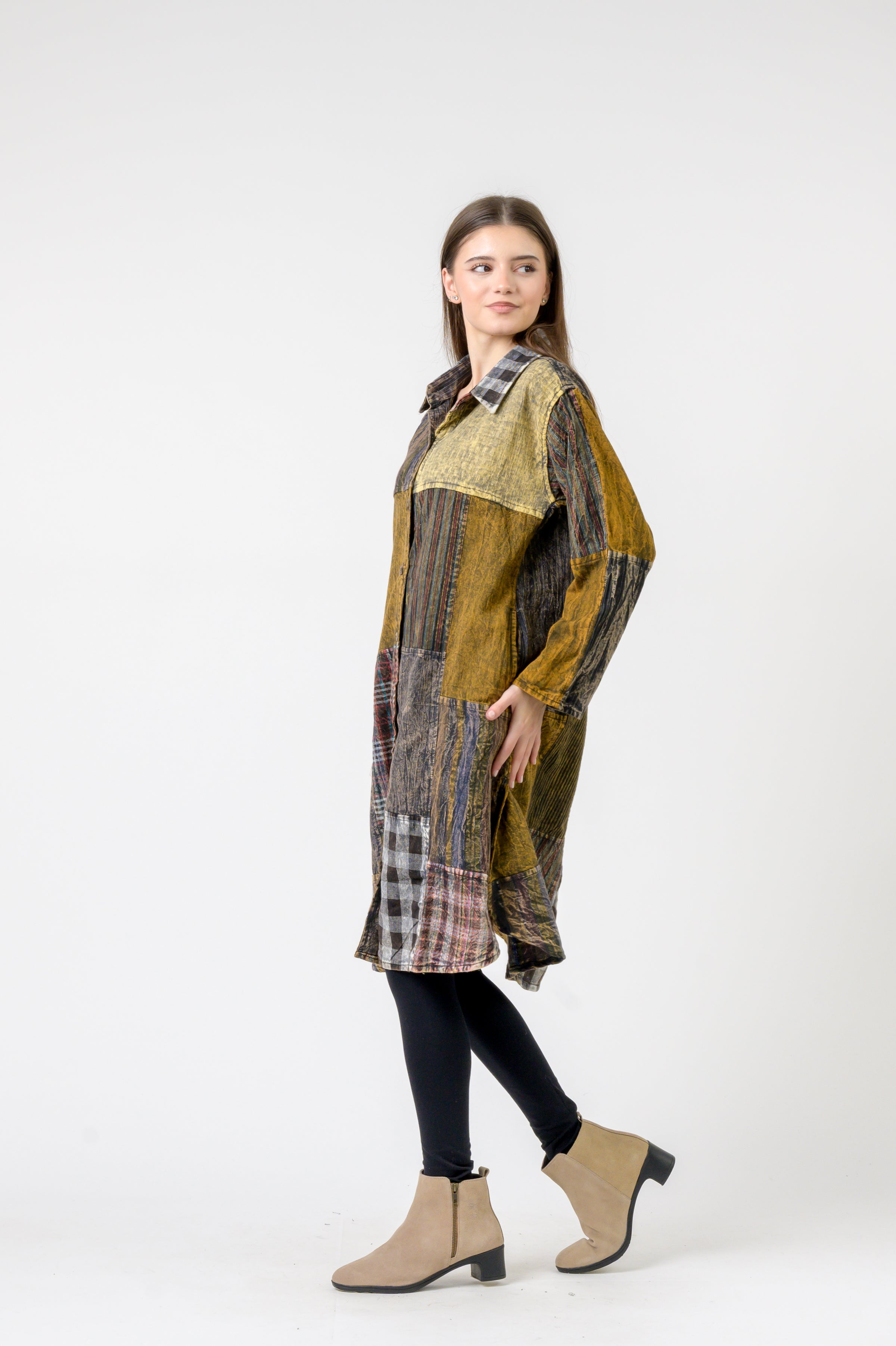 Rhea Collared Cotton Full Sleeve Casual Wear