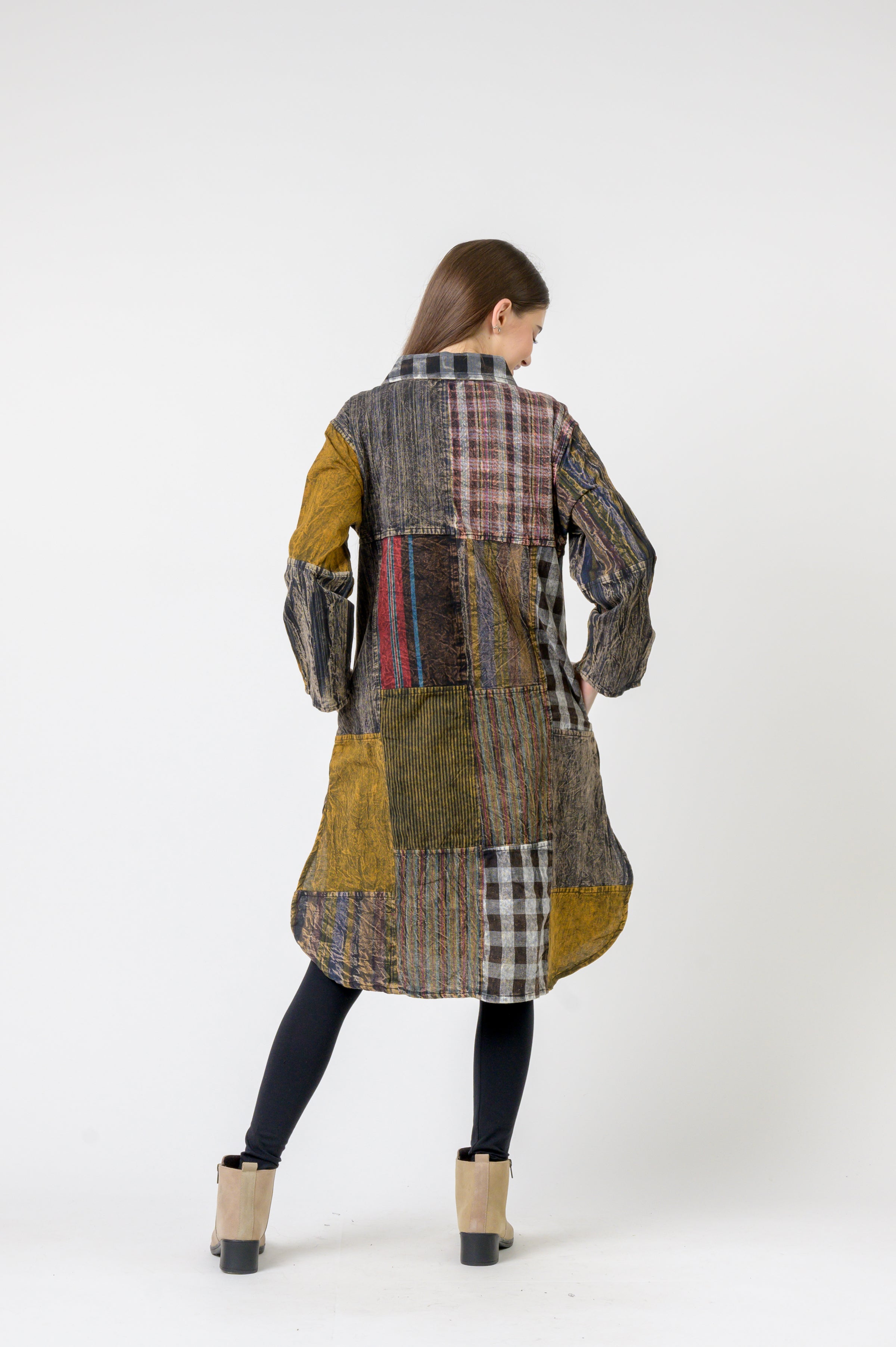 Rhea Collared Cotton Full Sleeve Long shirt
