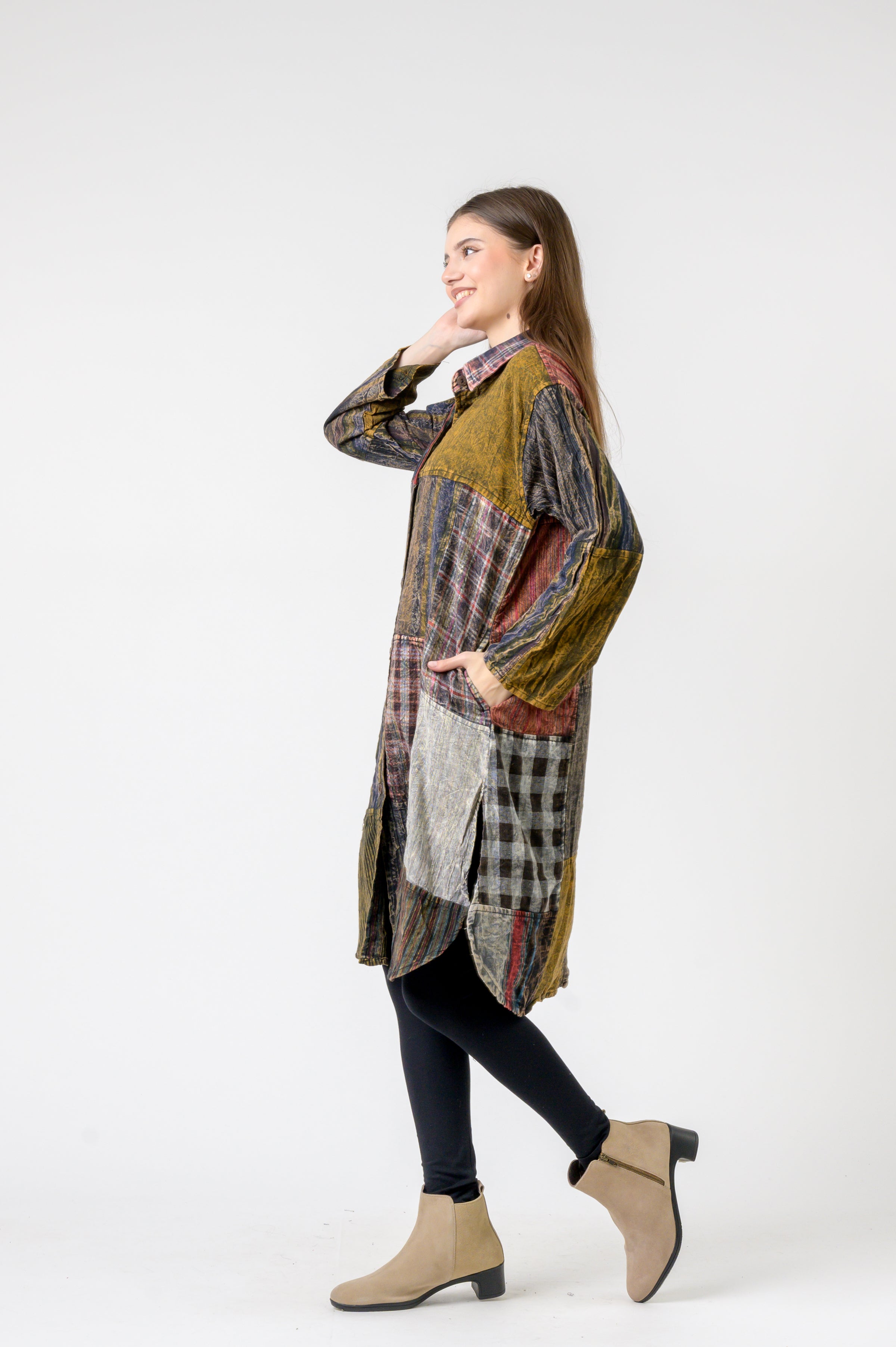 Rhea Collared Cotton Full Sleeve Casual Wear