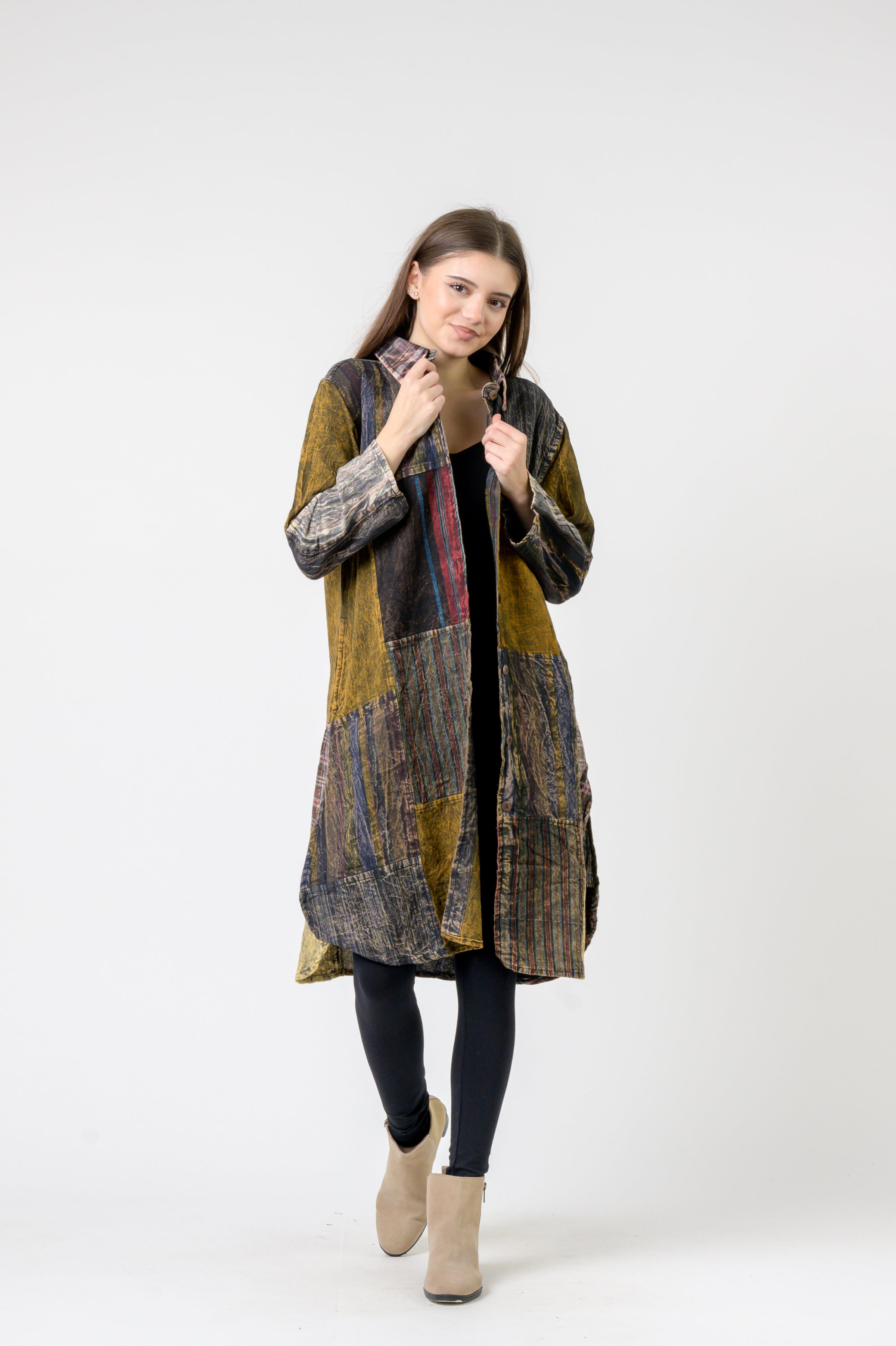 Rhea Collared Cotton Full Sleeve Casual Wear