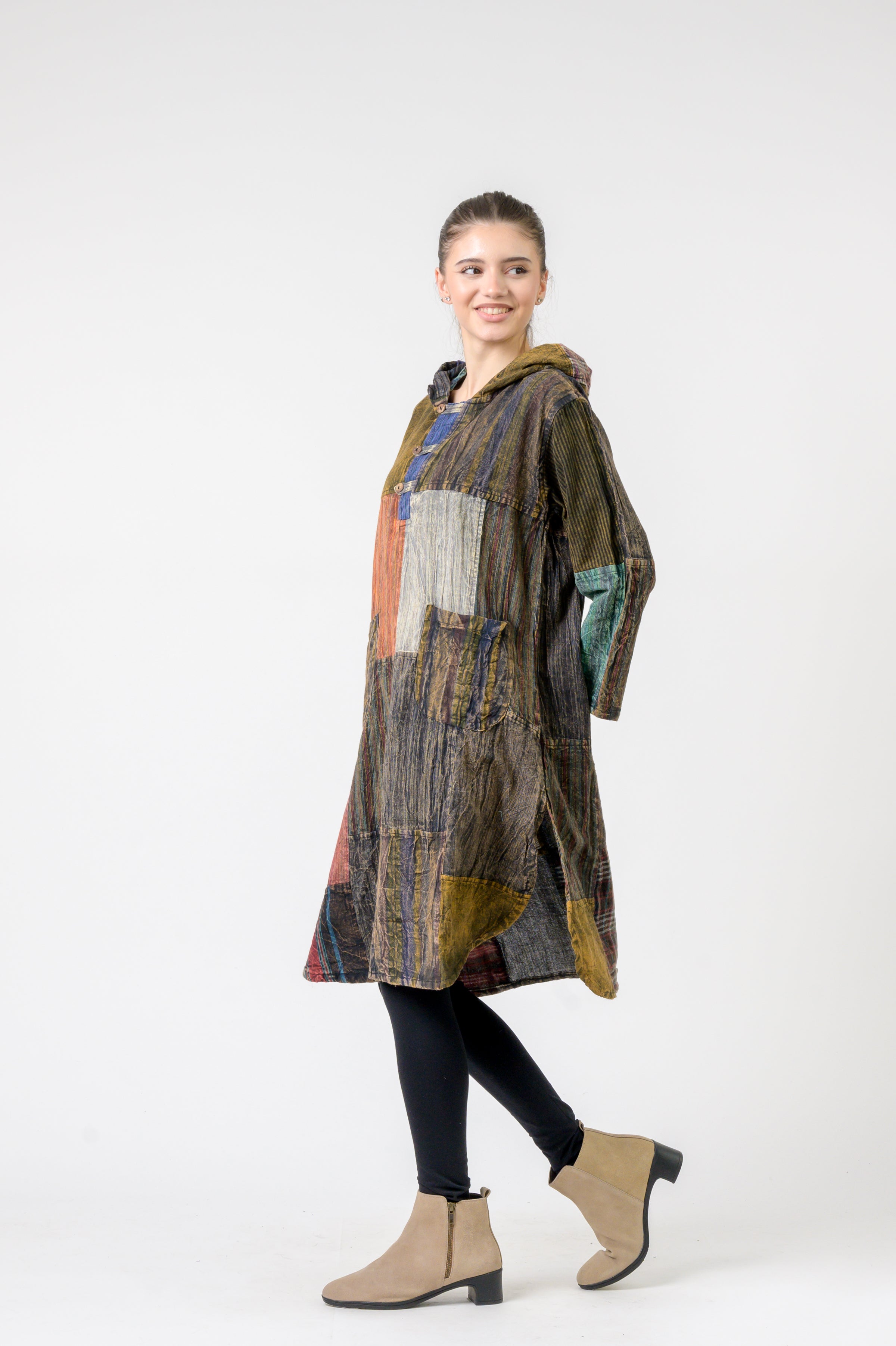 Rhea Hooded Cotton Full Sleeve Casual Wear