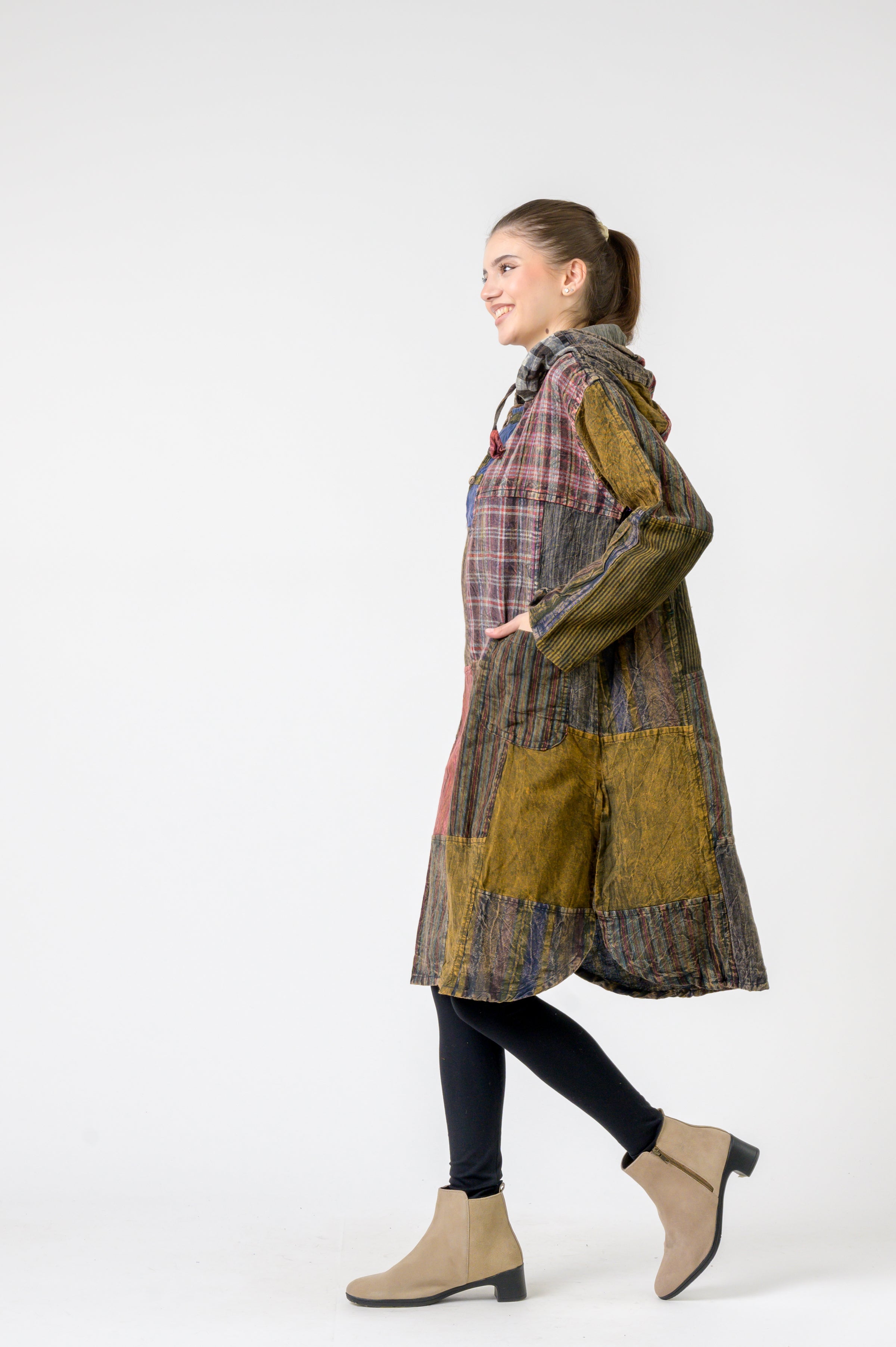 Rhea Hooded Cotton Full Sleeve Casual Wear