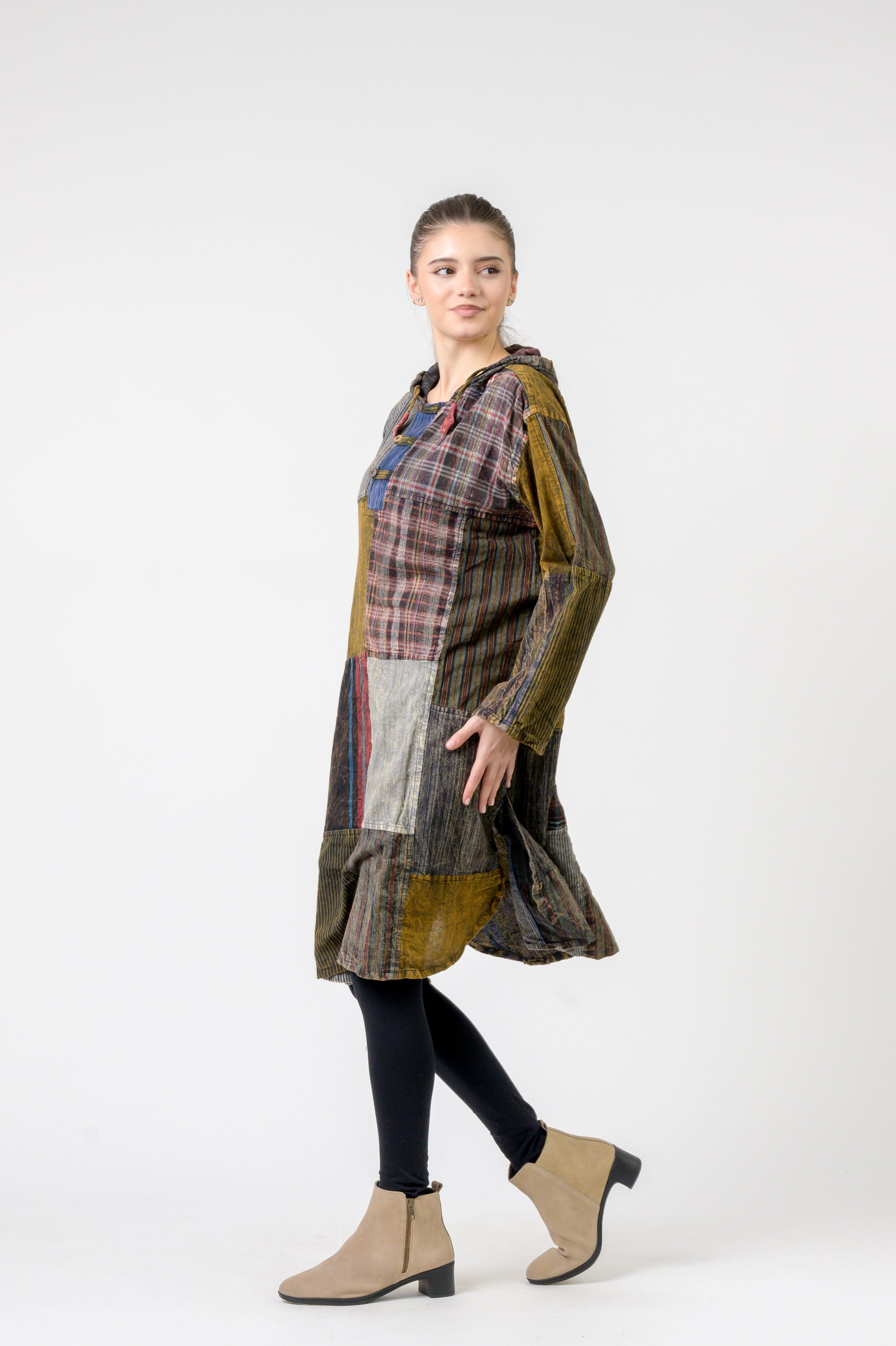 Rhea Hooded Cotton Full Sleeve Casual Wear