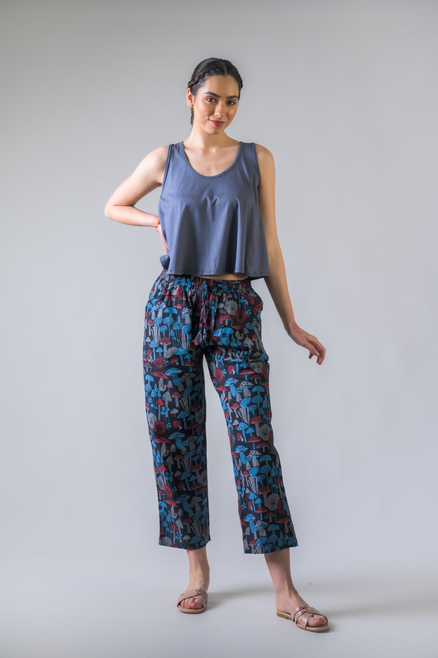 Rhea Lycra Crop Top