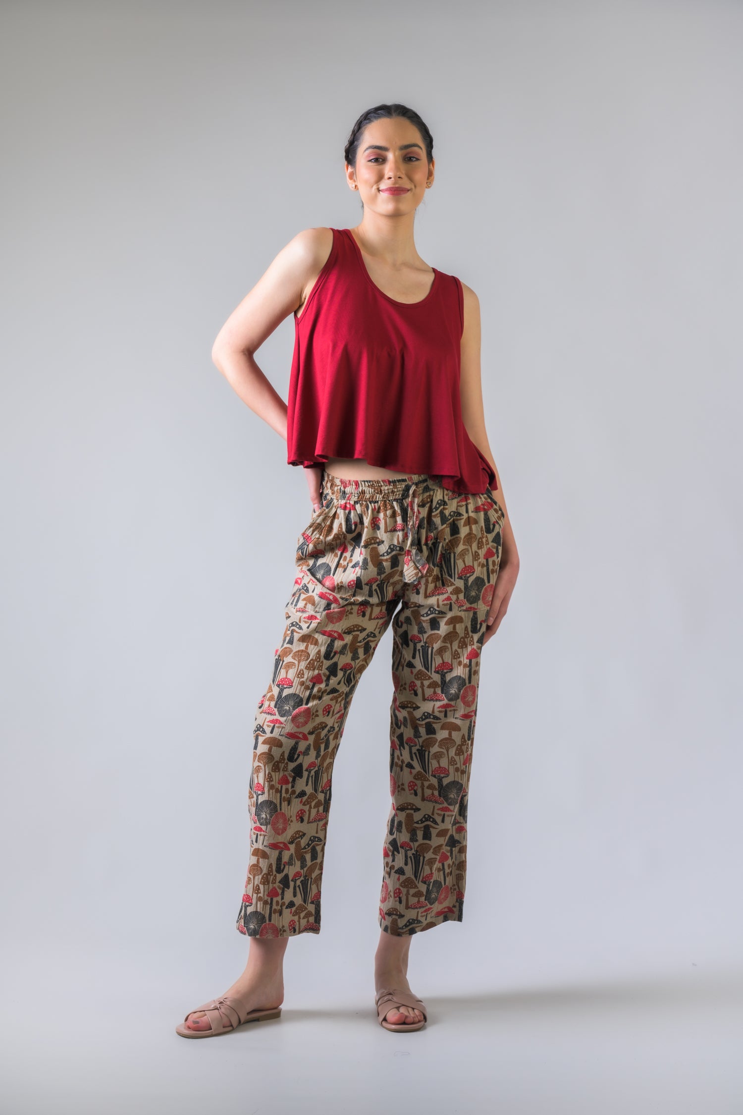 Rhea Lycra Crop Top