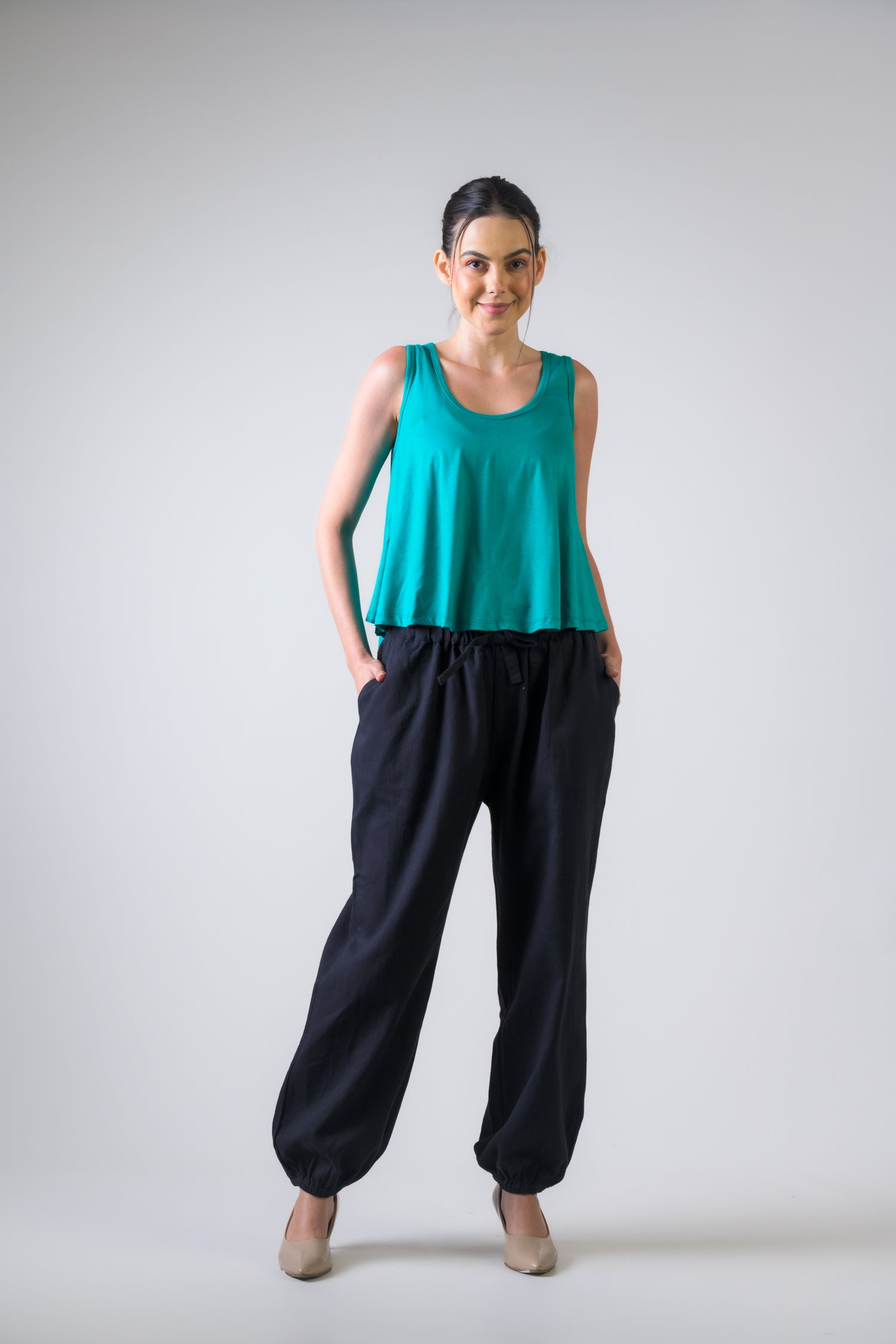 Rhea Lycra Crop Top