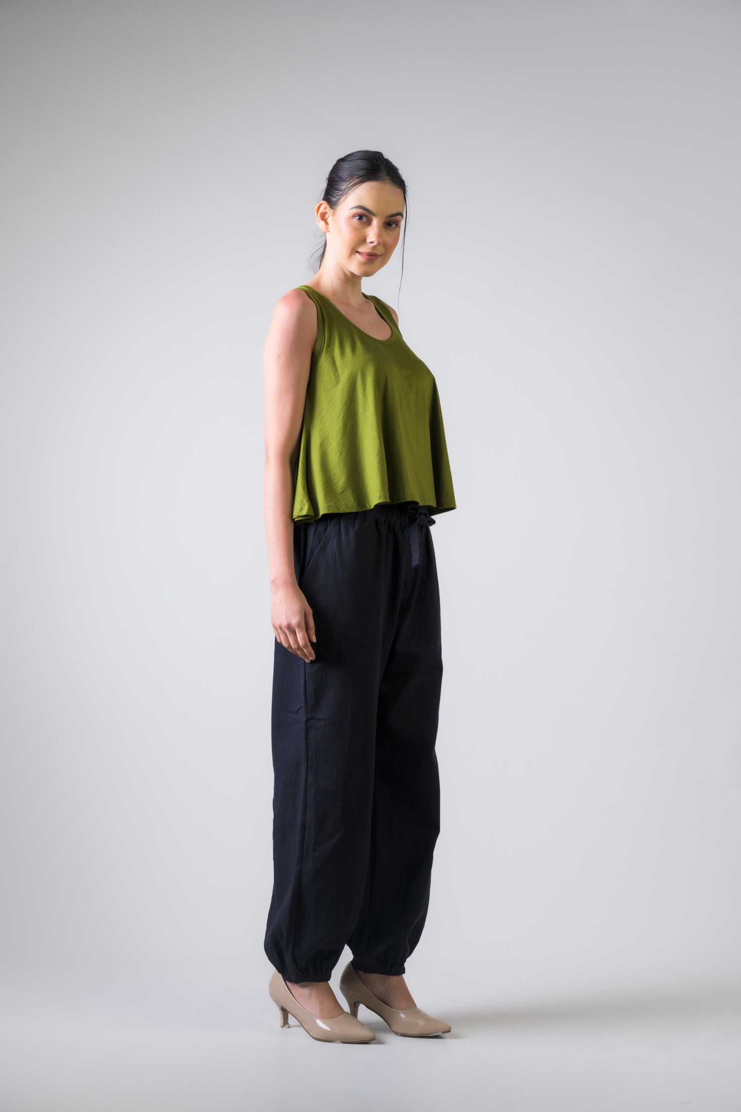 Rhea Lycra Crop Top