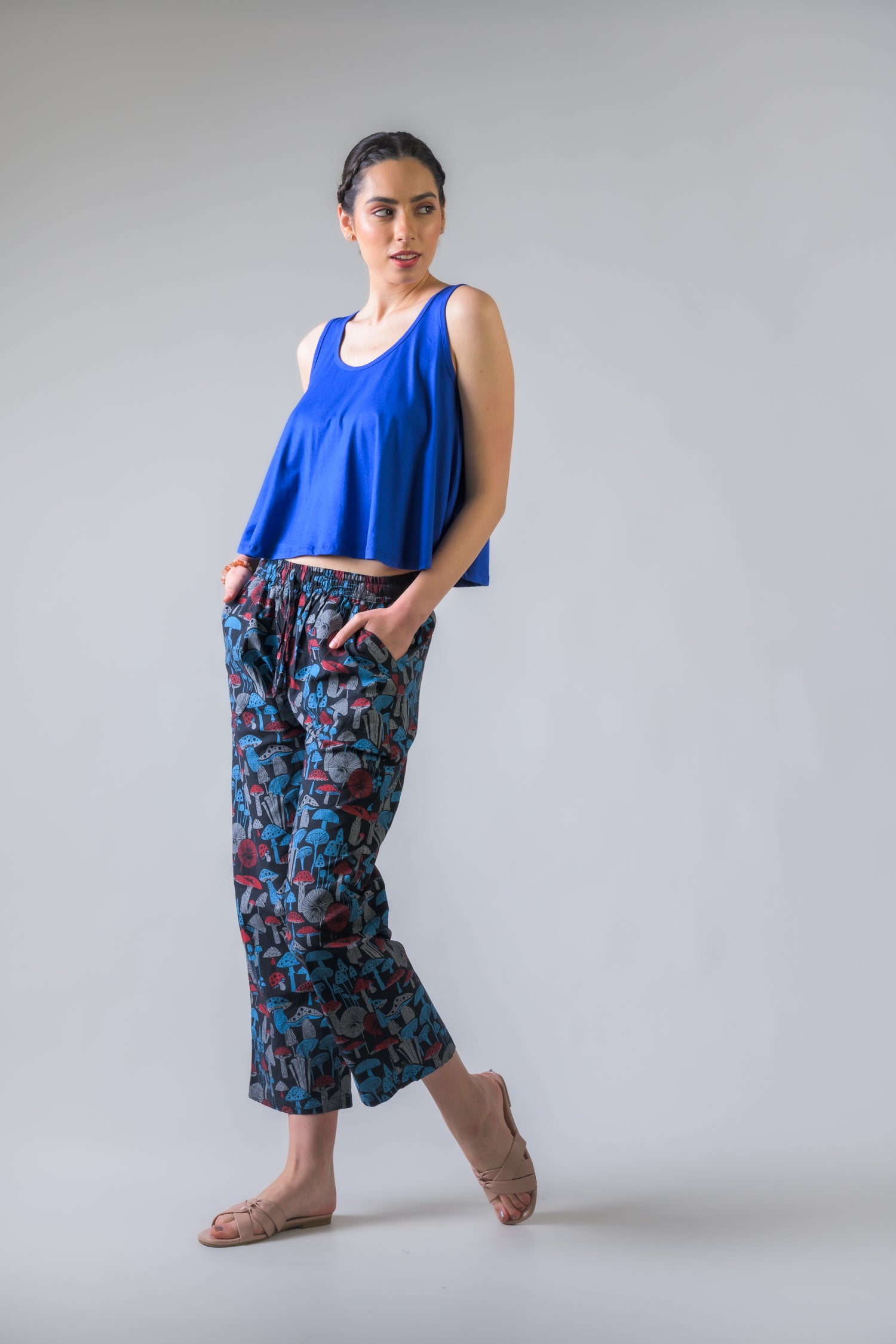 Rhea Lycra Crop Top