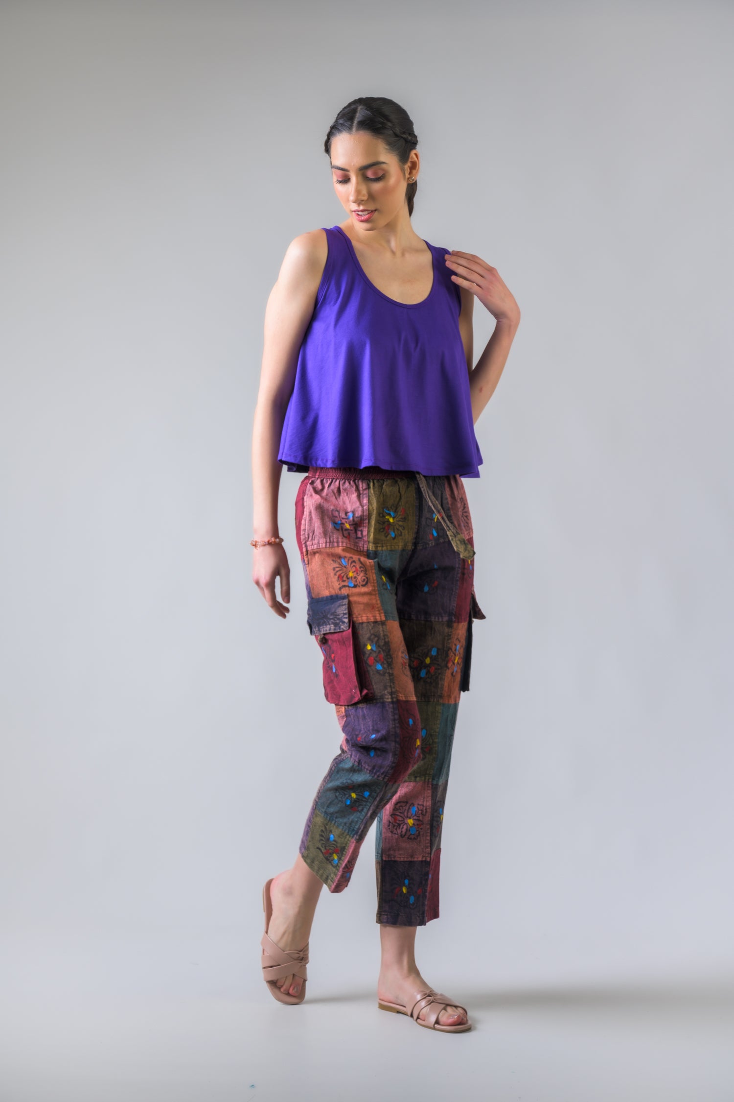 Rhea Lycra Crop Top