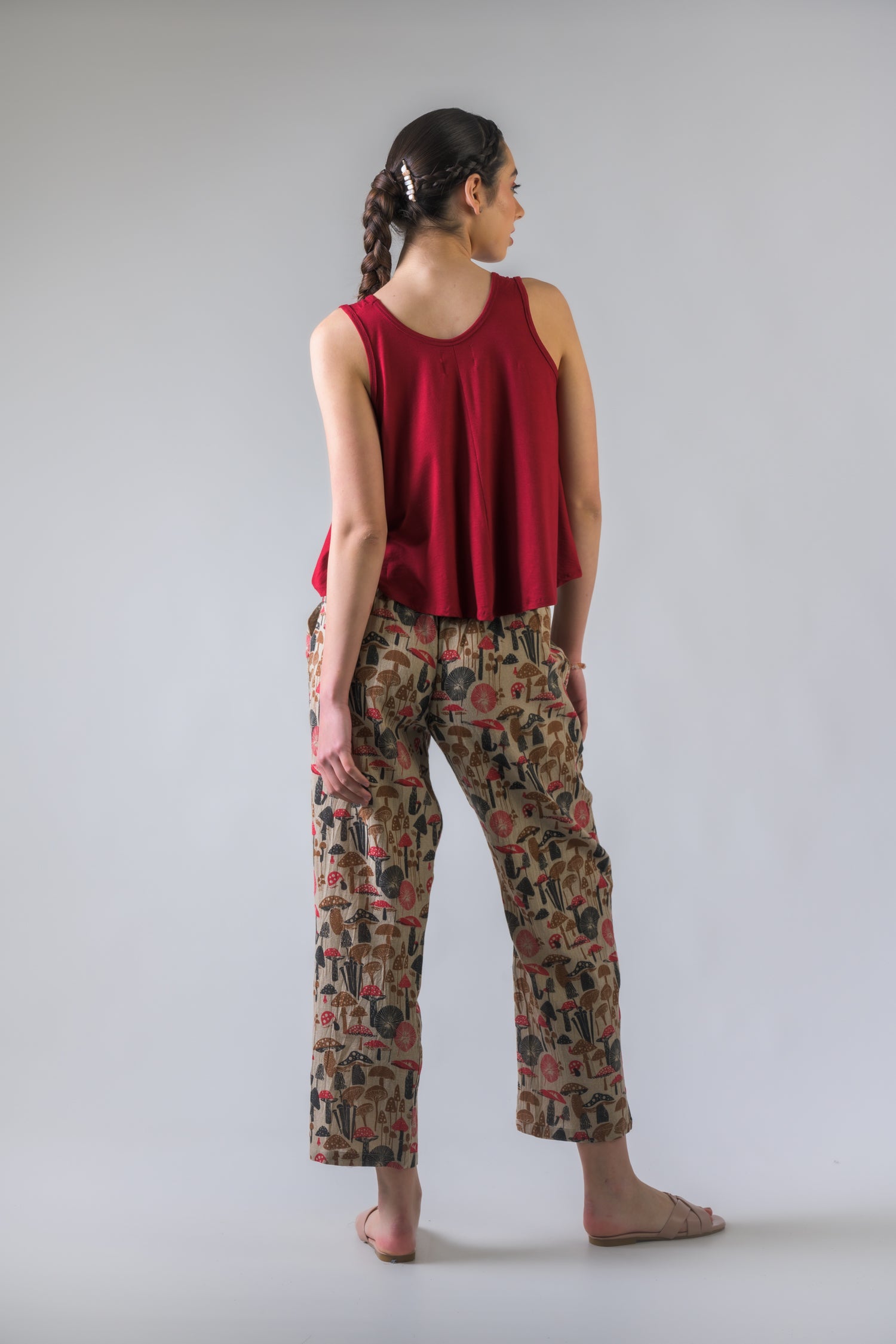 Rhea Lycra Crop Top