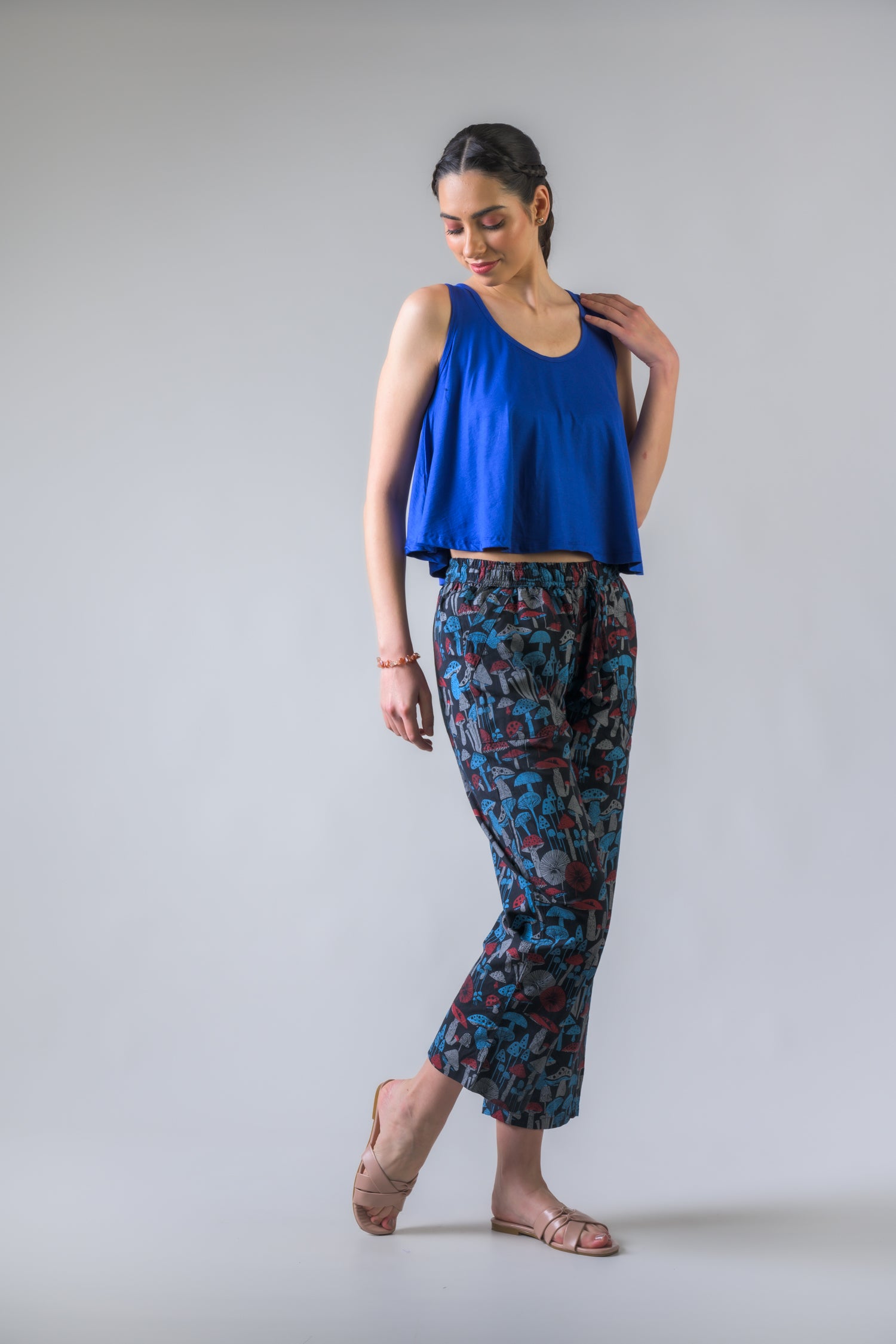 Rhea Lycra Crop Top