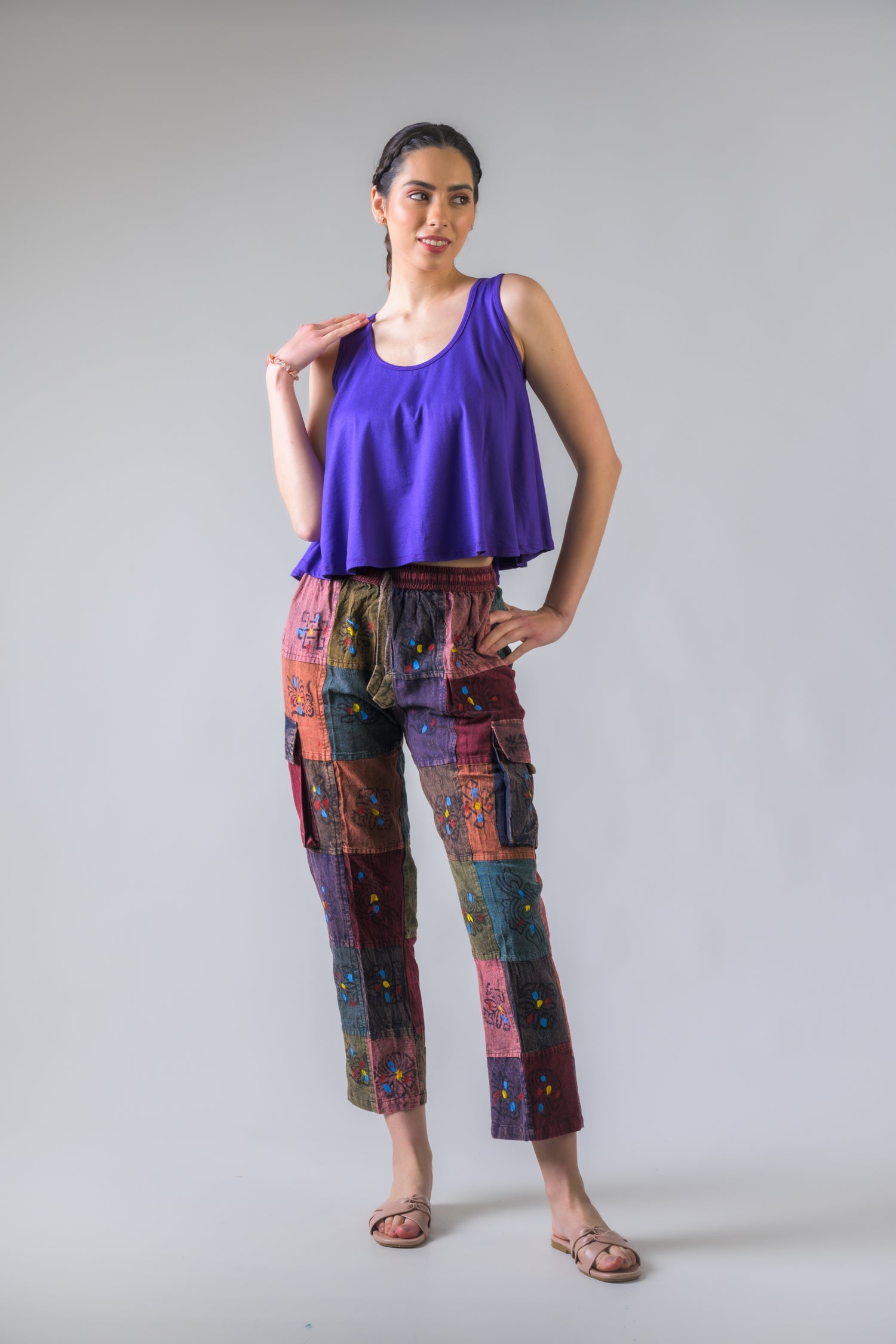 Rhea Lycra Crop Top