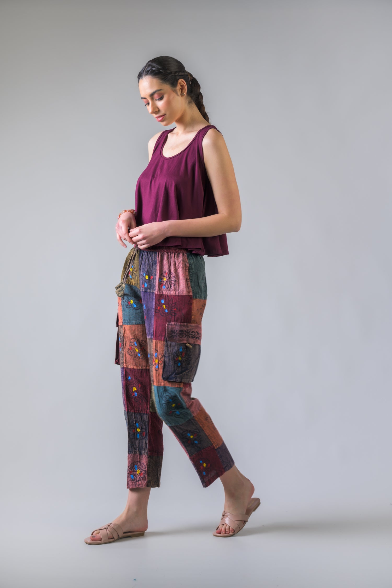 Rhea Lycra Crop Top