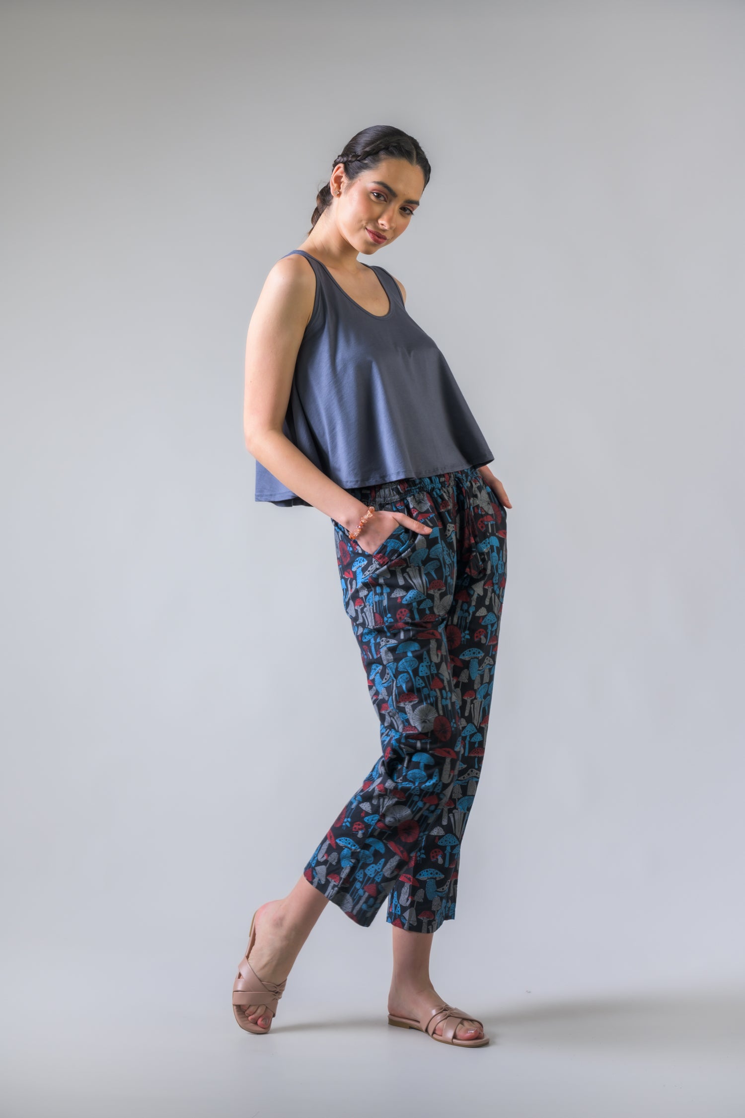 Rhea Lycra Crop Top