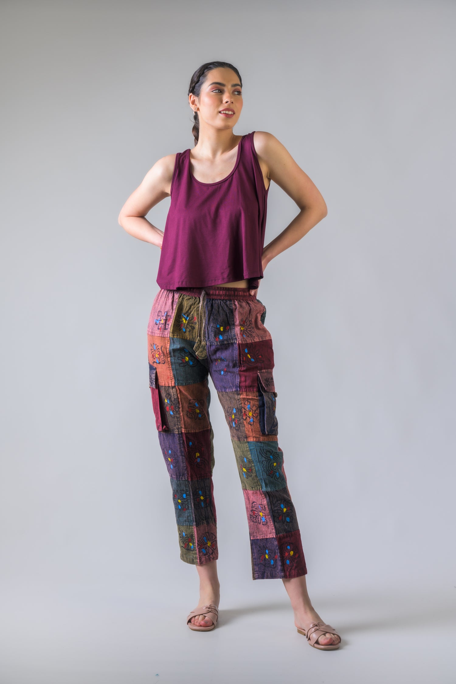 Rhea Lycra Crop Top
