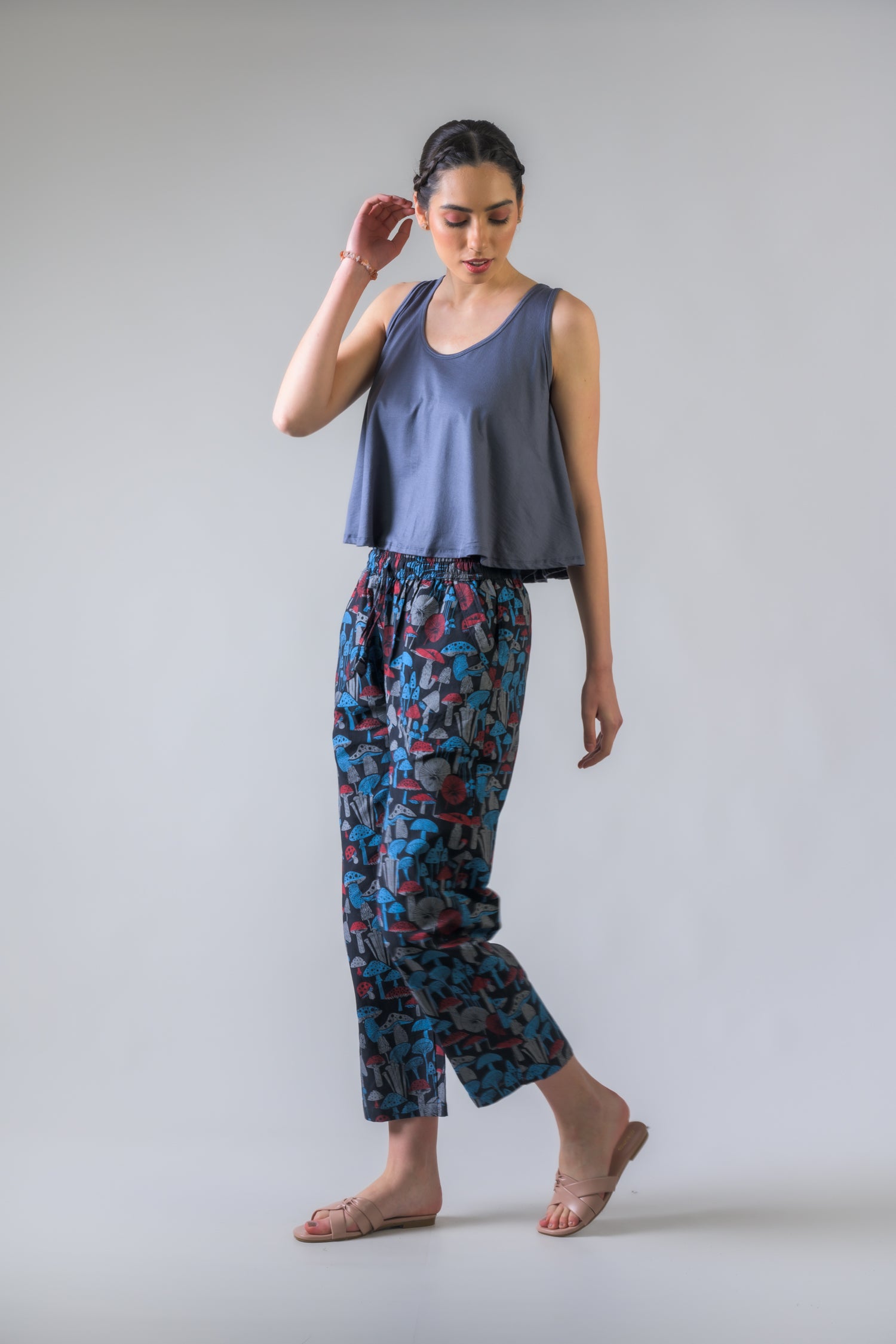 Rhea Lycra Crop Top