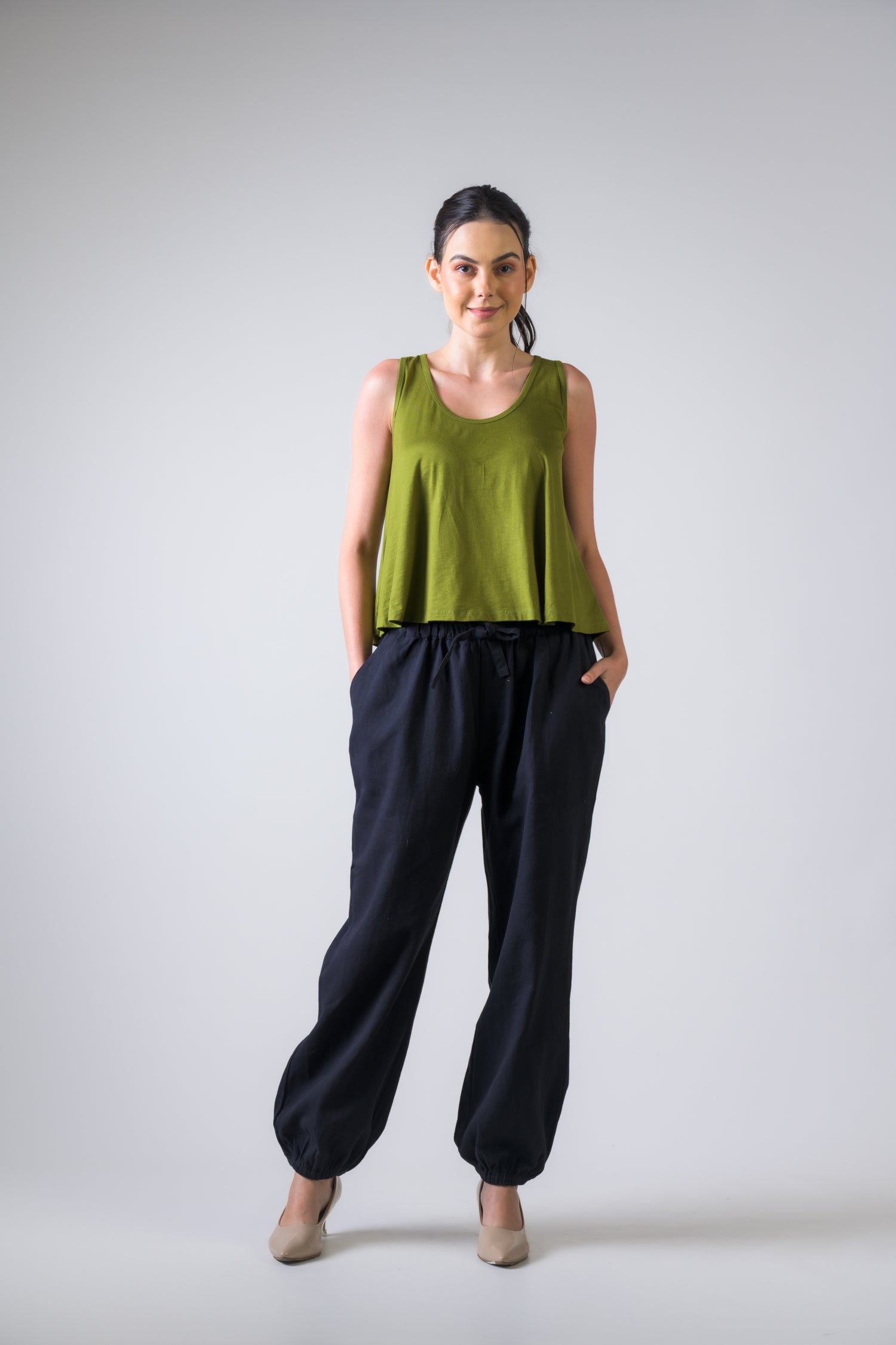 Rhea Lycra Crop Top