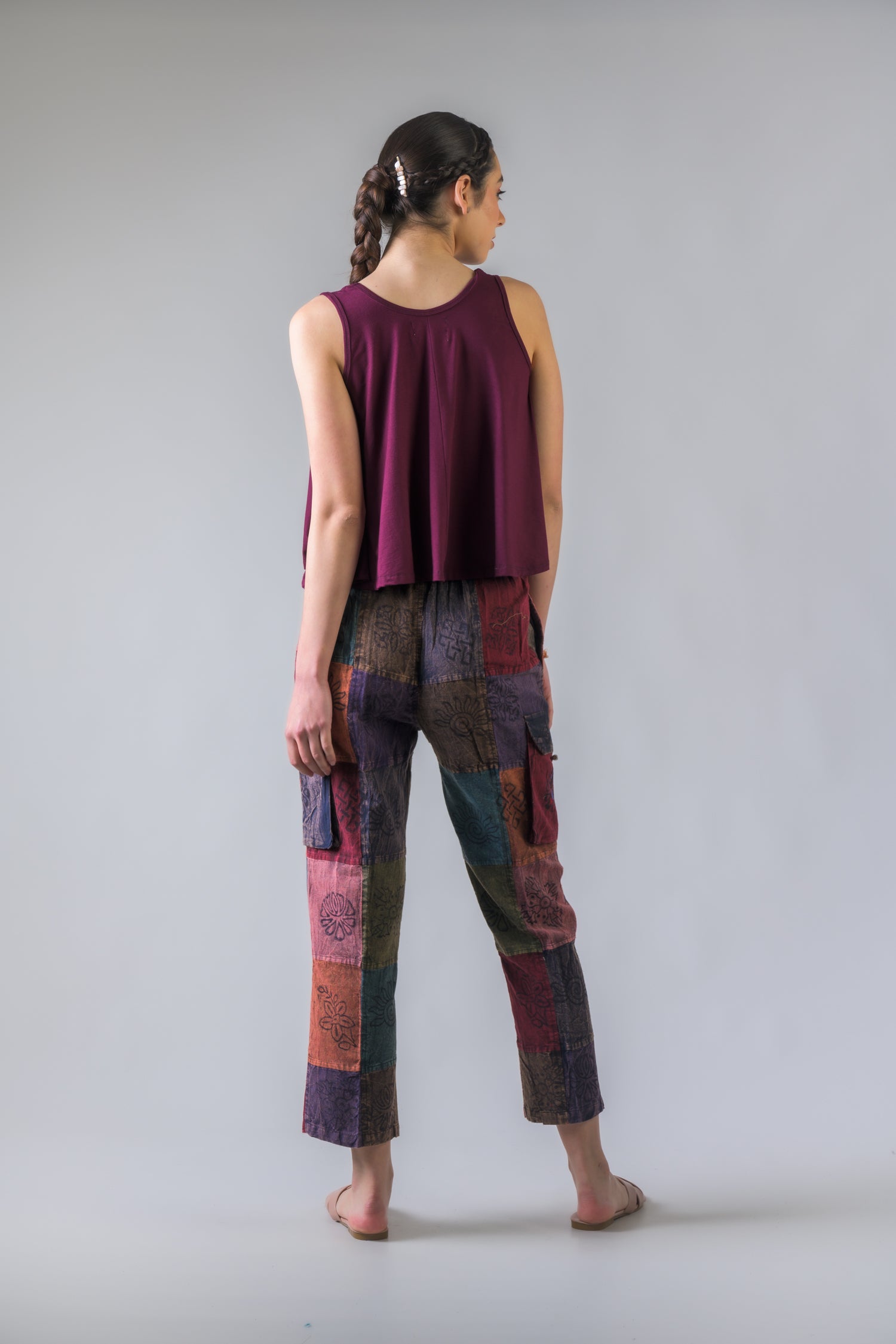 Rhea Lycra Crop Top