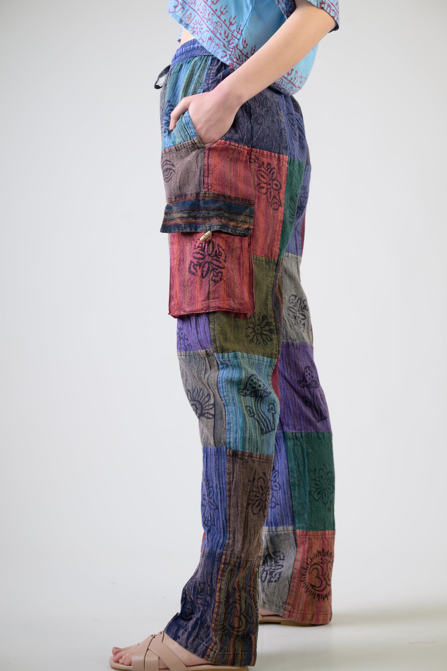 Mixed Tie-Waist Bottoms