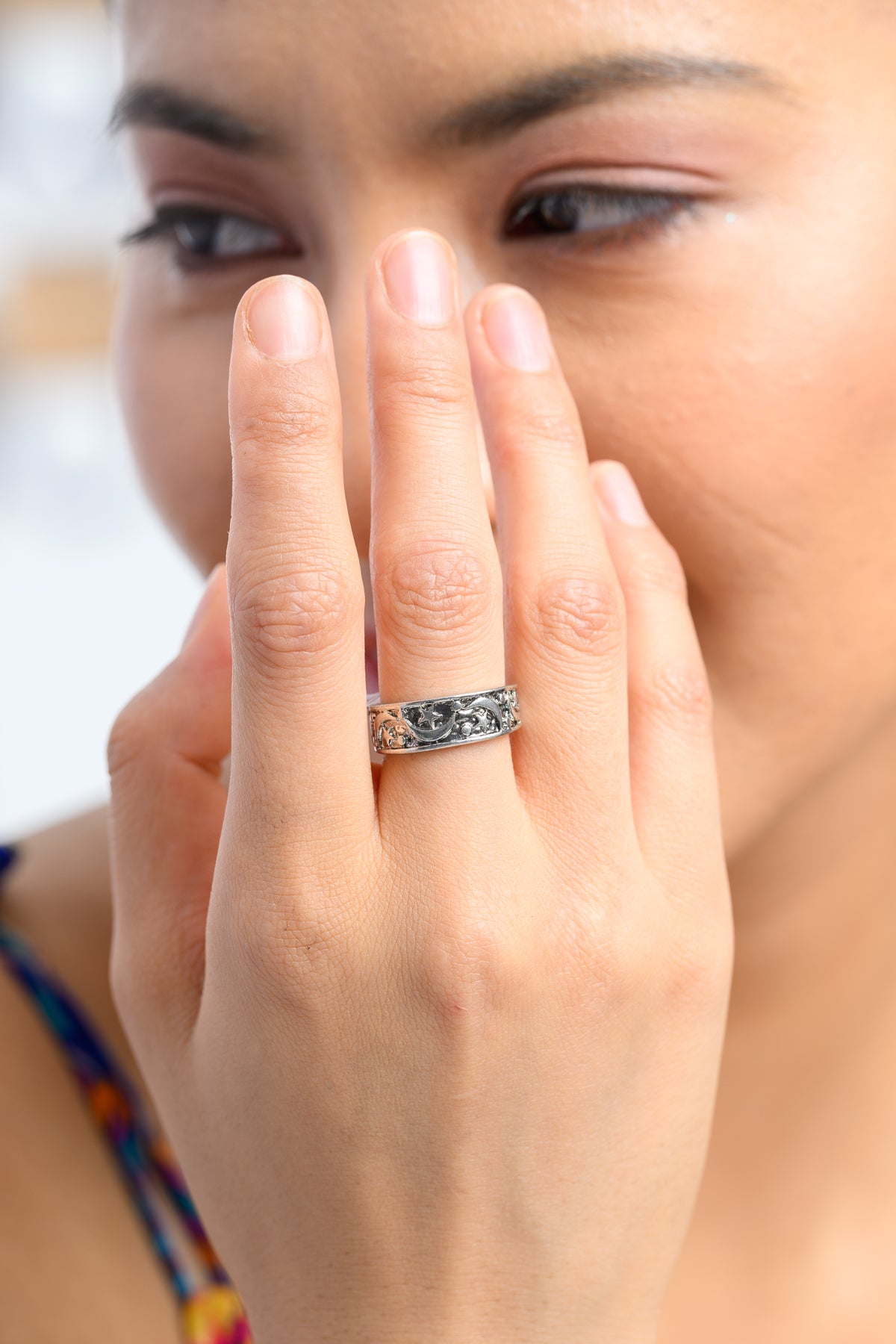 Moon & Stars Ring