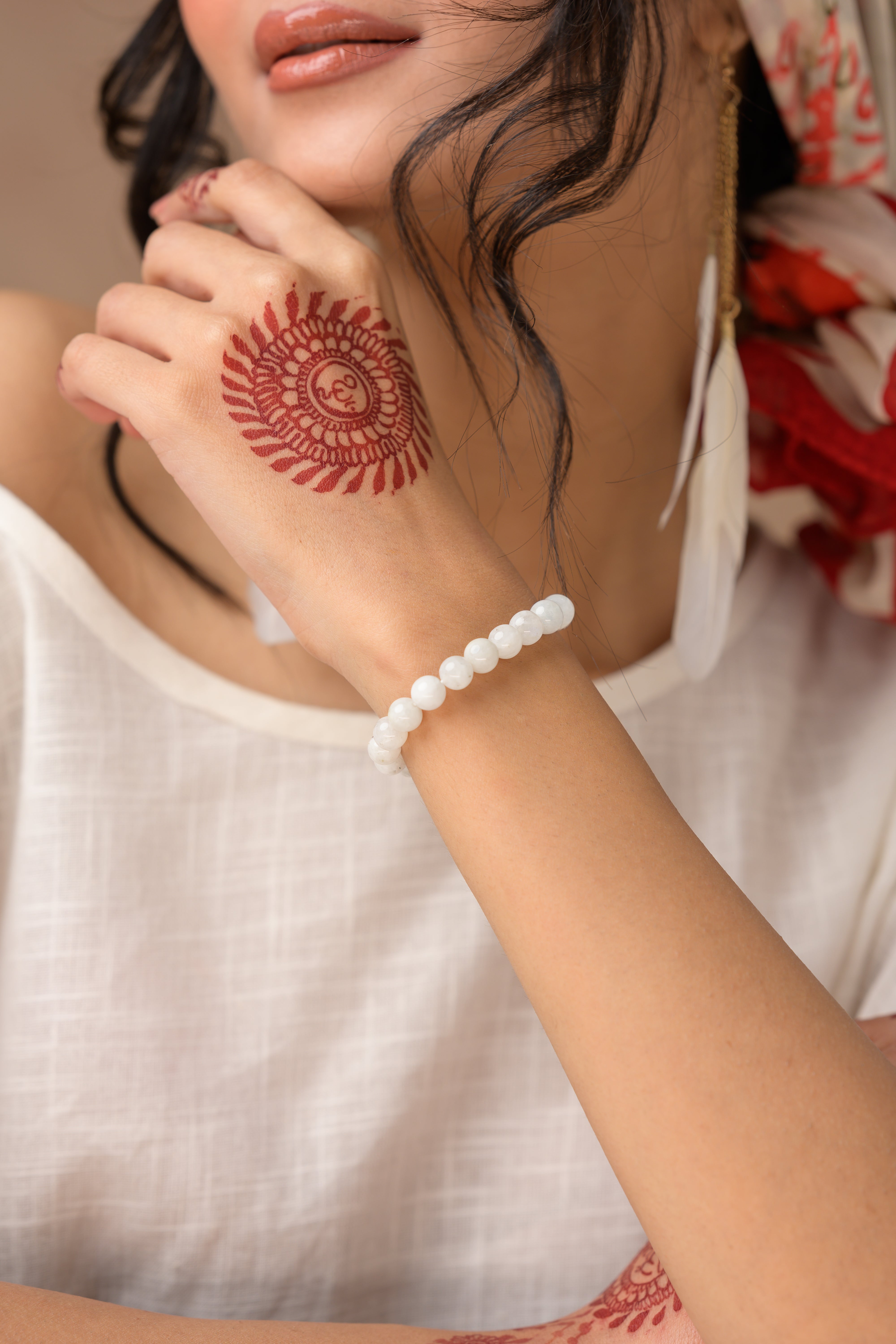 Hamsa Beaded Bracelet - 8mm