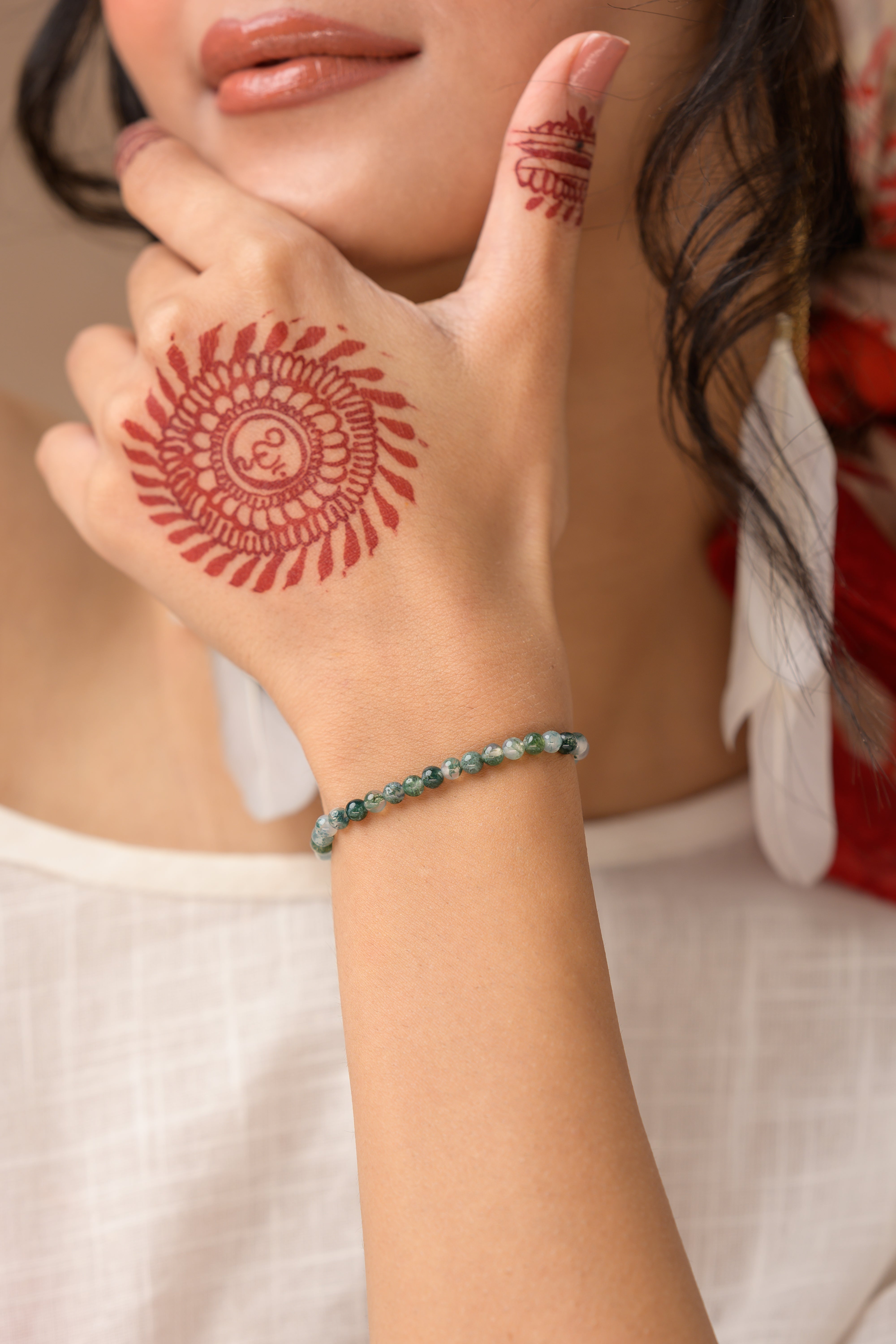 Moss Agate Bracelet