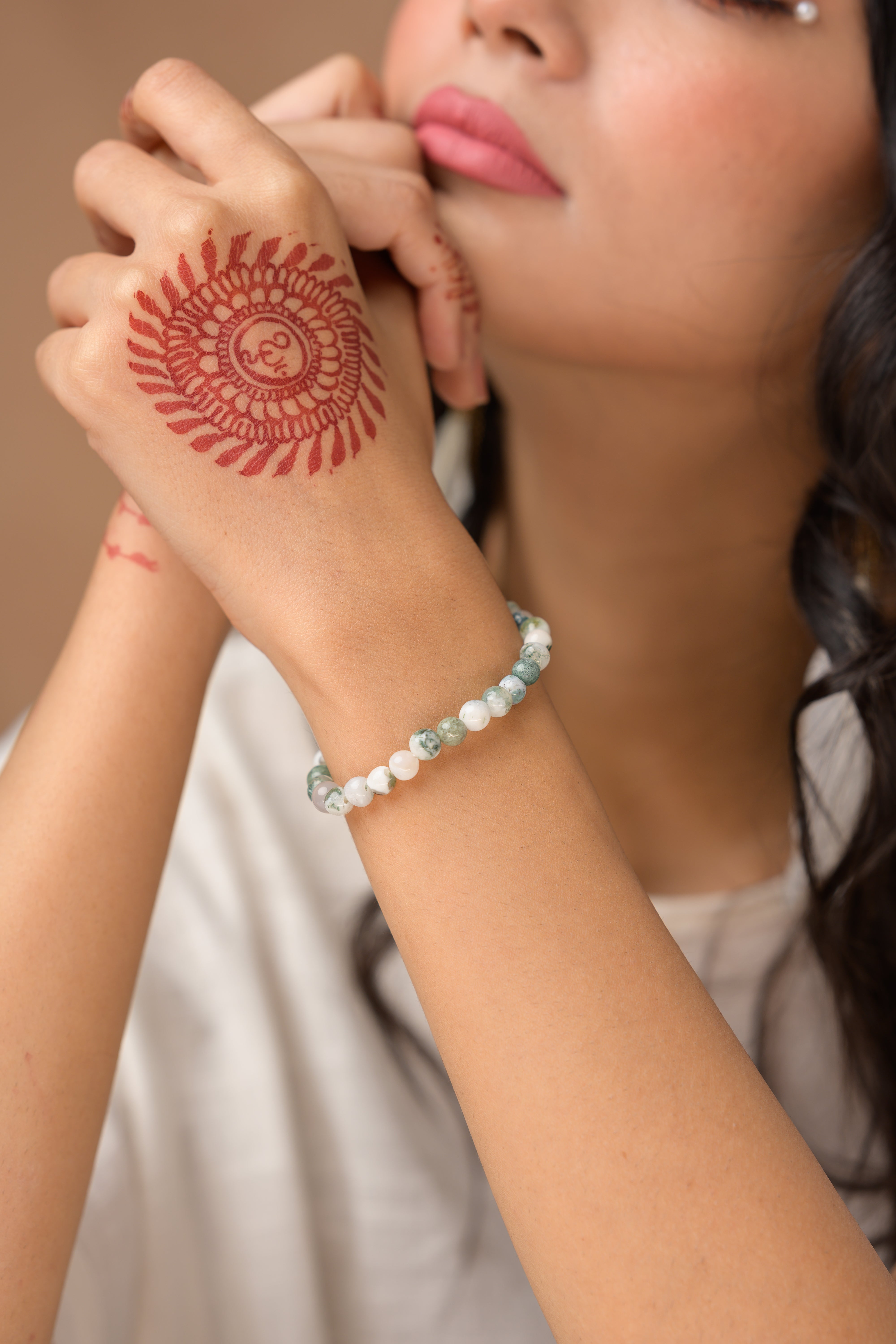 Moss Agate Bracelet