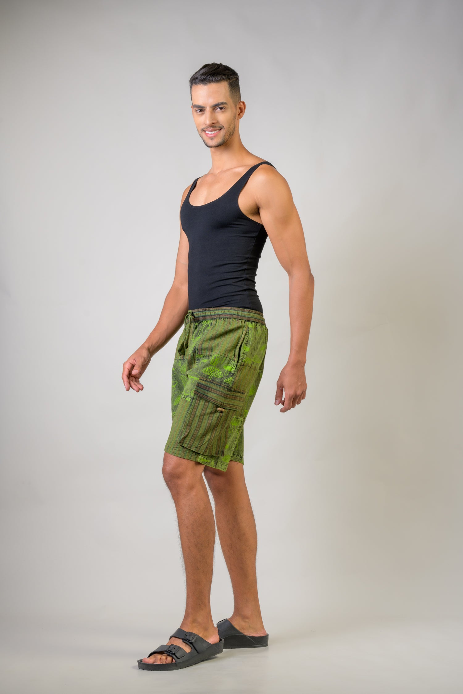 Rhea Mushroom Patch Print Shorts