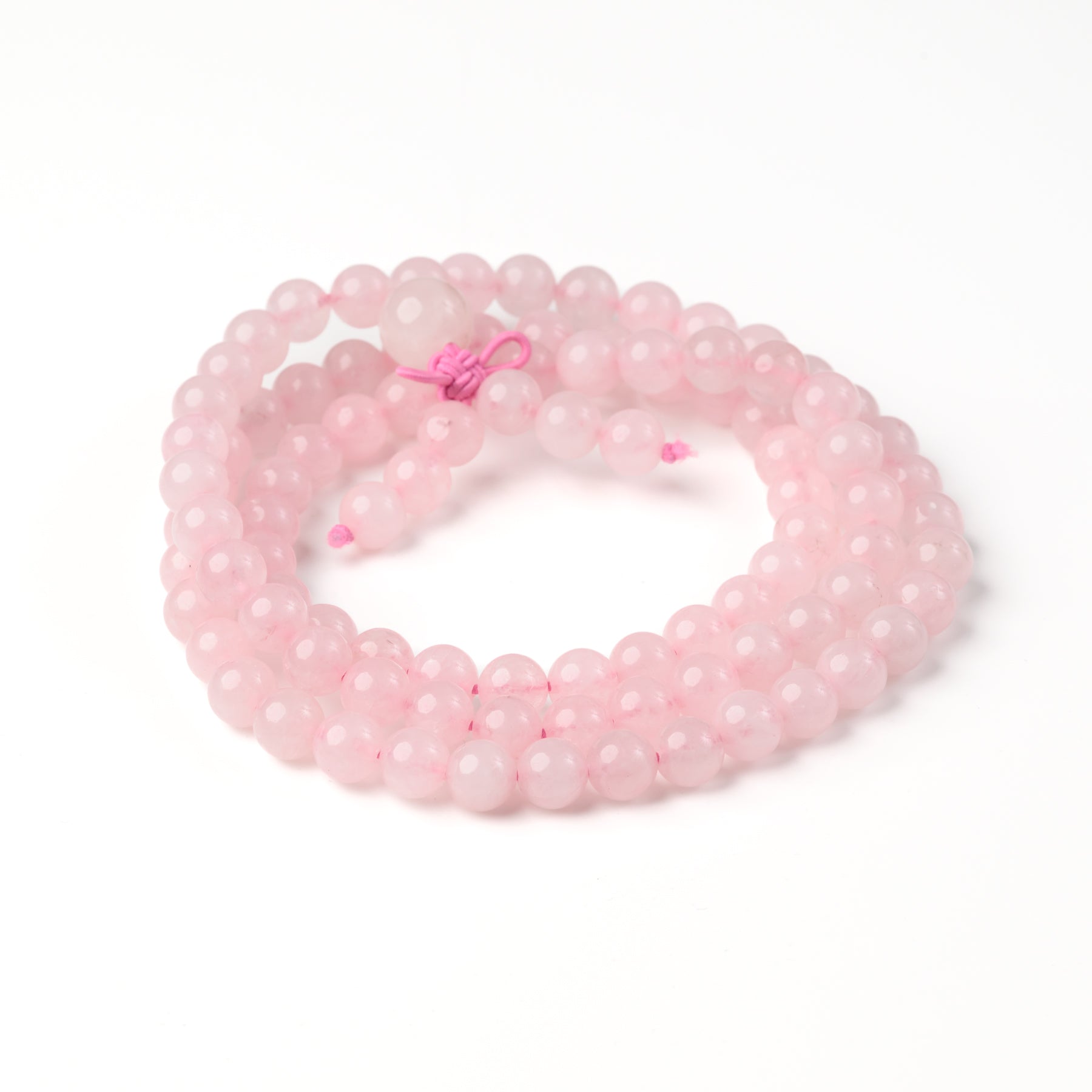 Rose Quartz Four Layer Bead Bracelet