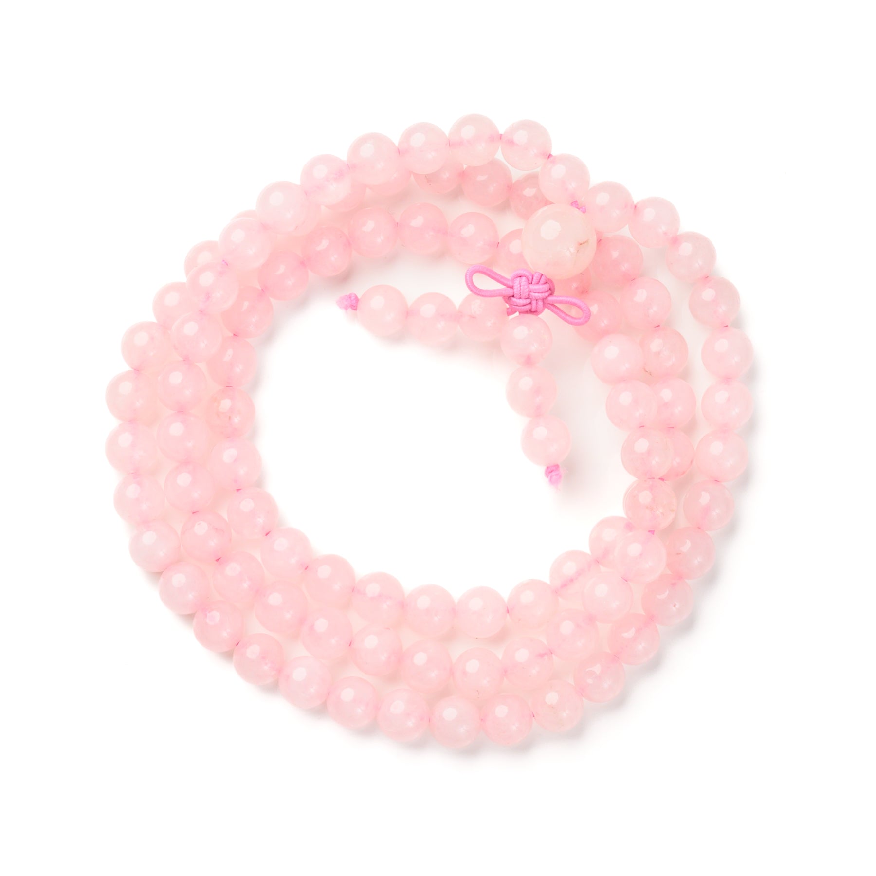 Rose Quartz Four Layer Bead Bracelet